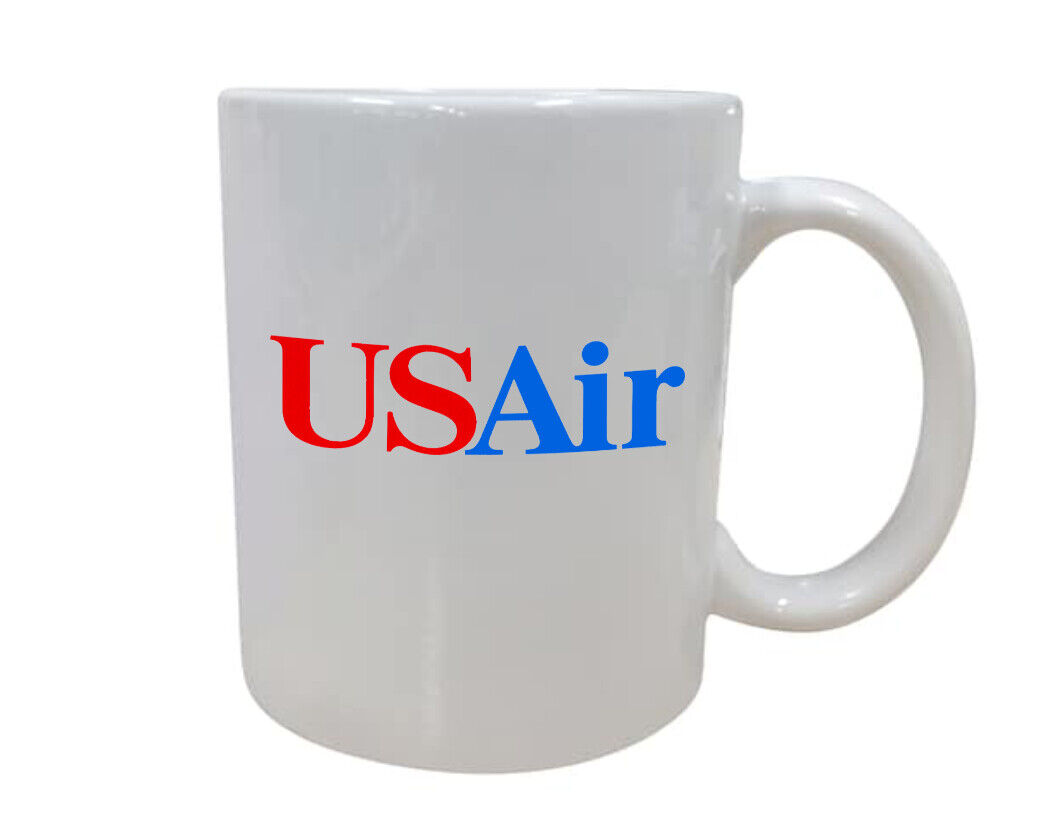 US Airways Logo Retro US Airline Souvenir Employee Travel Coffee Mug Tea Cup 