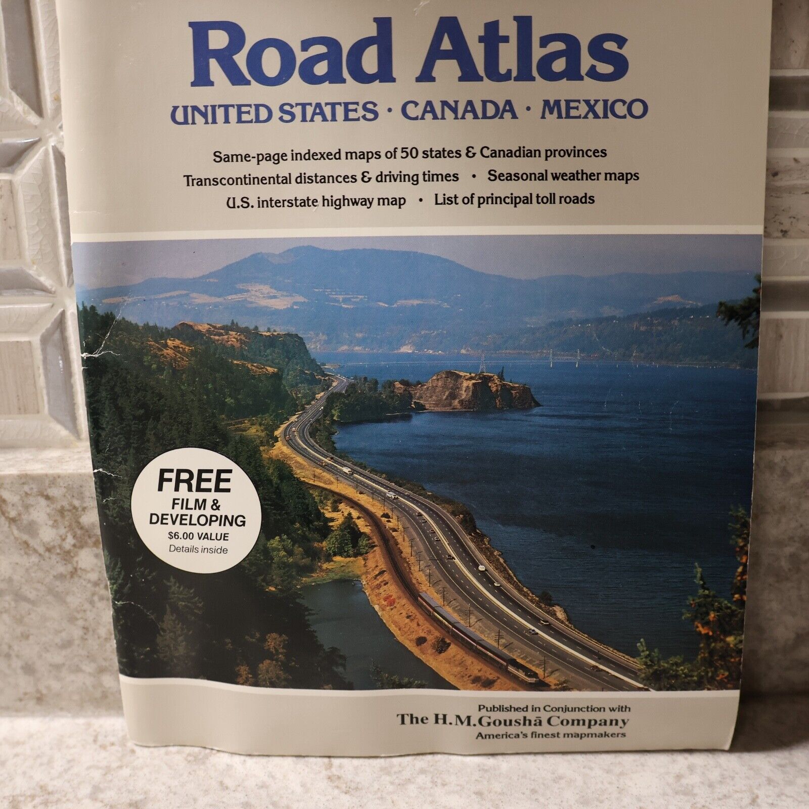 2001 Sunset Road Atlas United States Canada Mexico