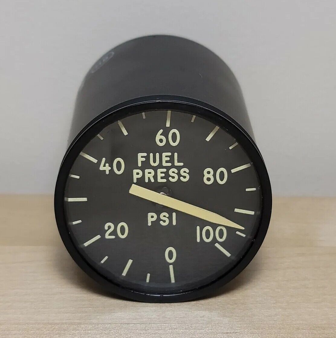 Fuel Pressure Indicator for Grumman C-2A Greyhound/F-18, Bendix MS28010
