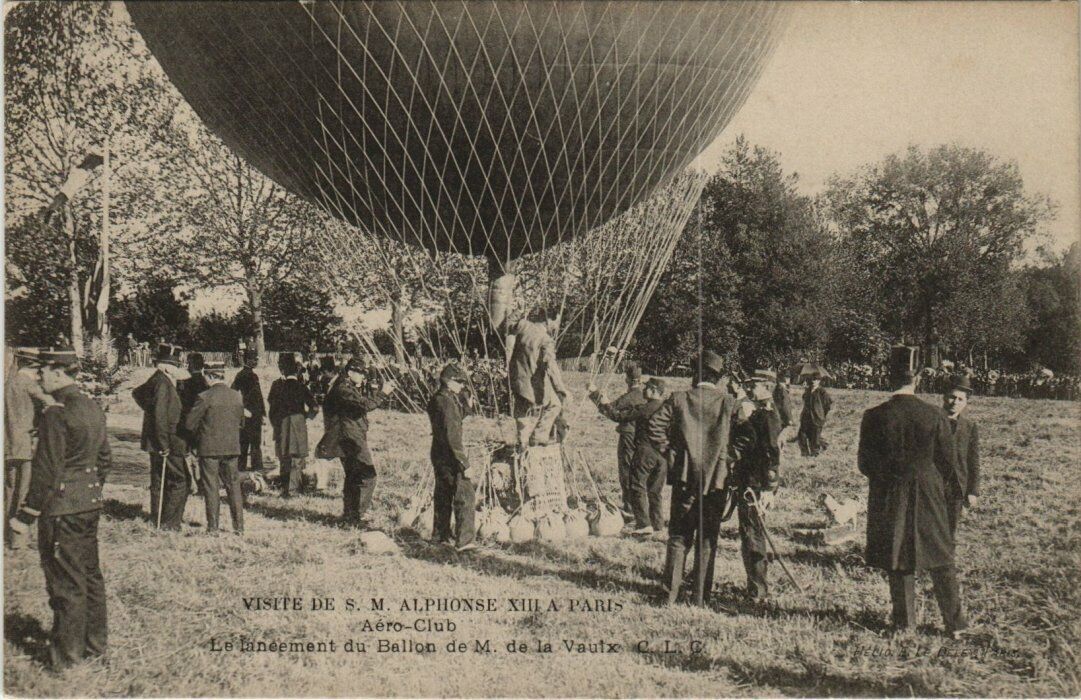 CPA PARIS Aero-Club. Le Launch du Ballon (560642)