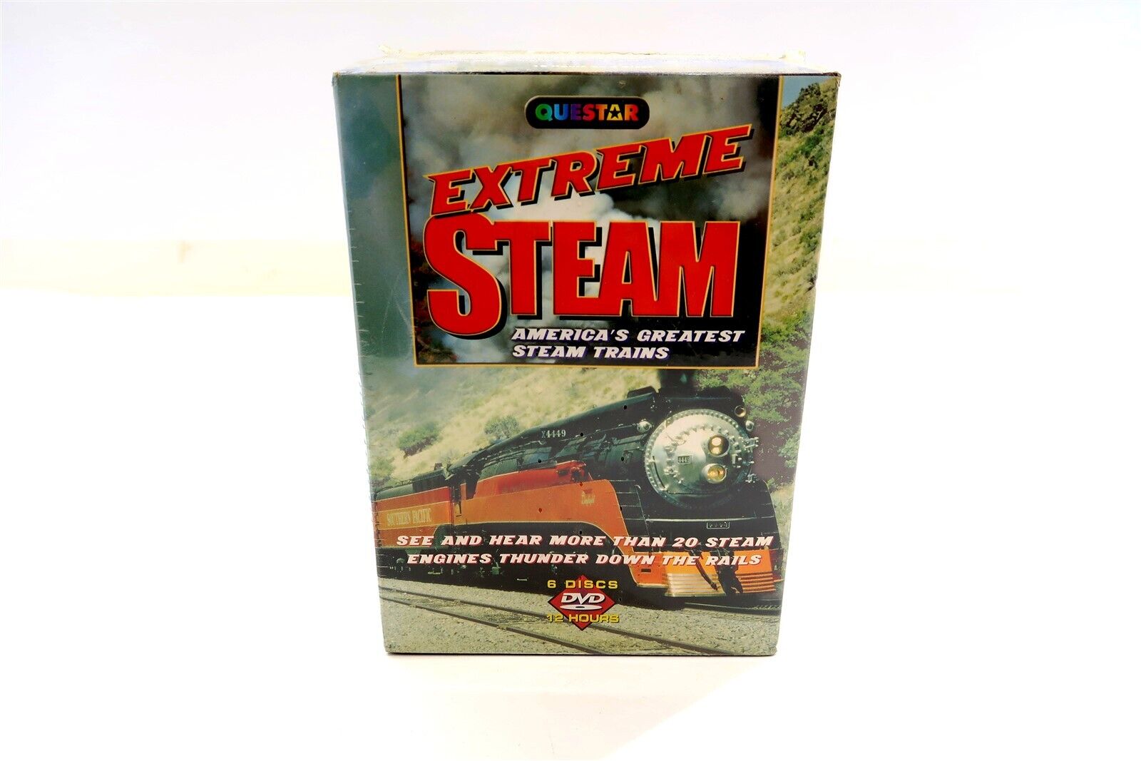 Set of 6 EXTREME STEAM America\'s greatest Steam Trains DVD Set ~ Factory Sealed