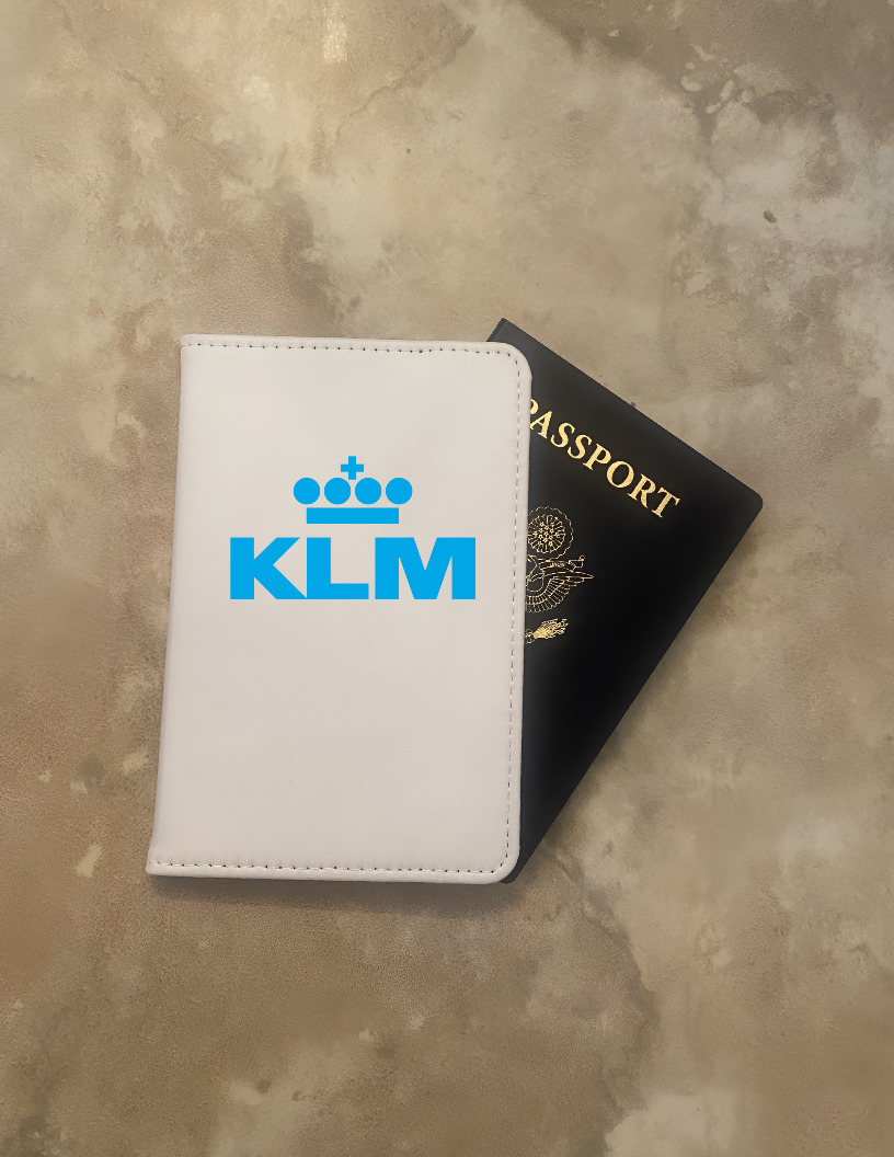 KLM Passport Wallet Dutch Holland Airline Tourist Card Travel Document Holders
