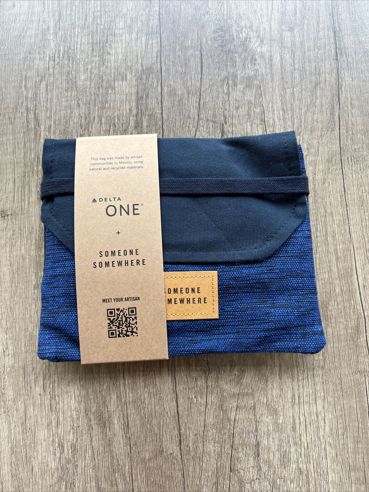 Delta Air Lines - Delta One Amenity Kit (Blue) - Someone Somewhere