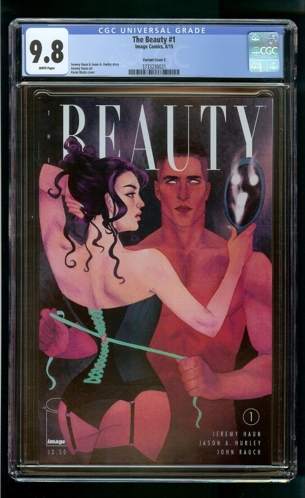 THE BEAUTY #1 (2015) CGC 9.8 KEVIN WADA VARIANT COVER C IMAGE
