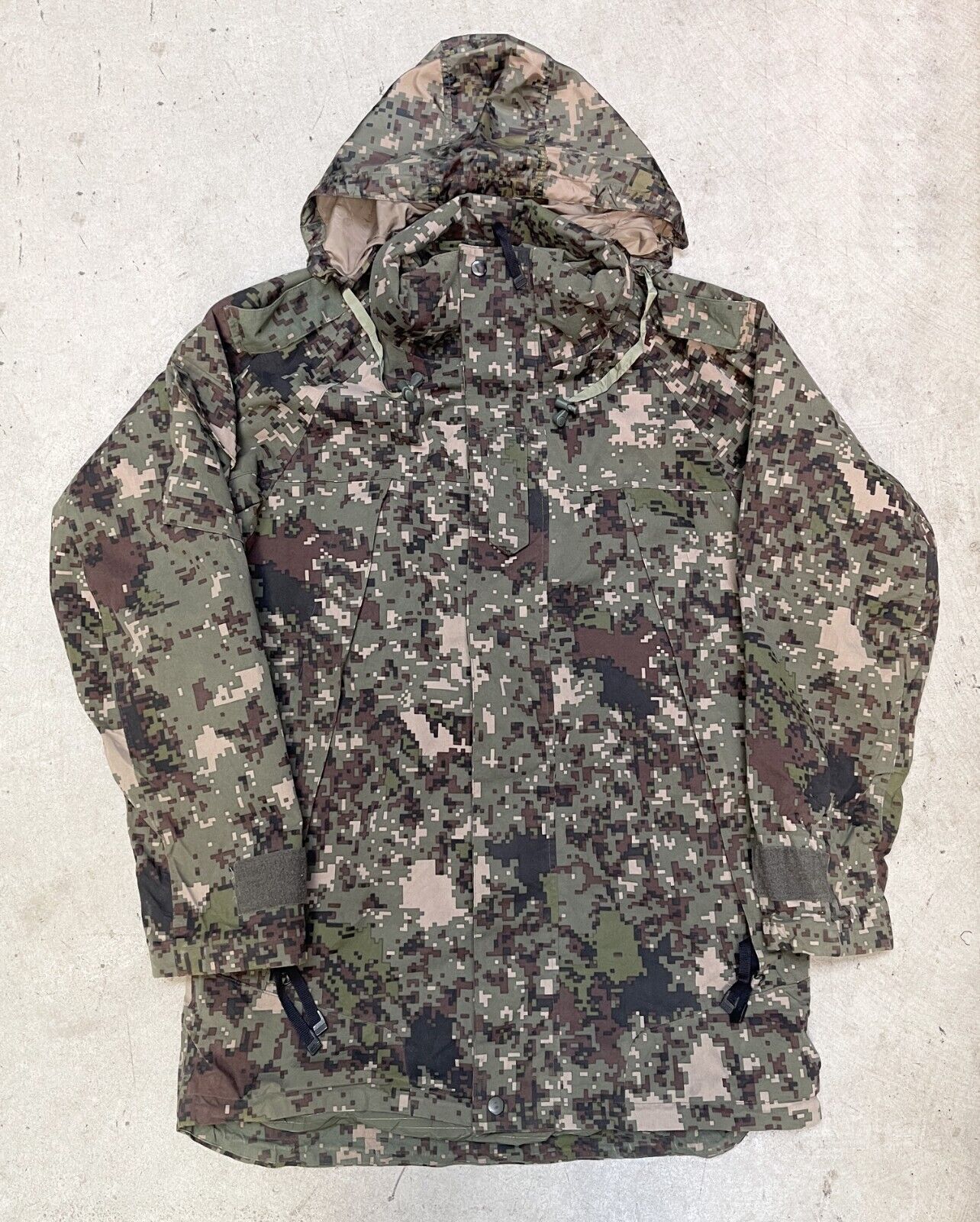 Korean Army Waterproof Parka Jacket South Korea ROK Granite B Size M / L