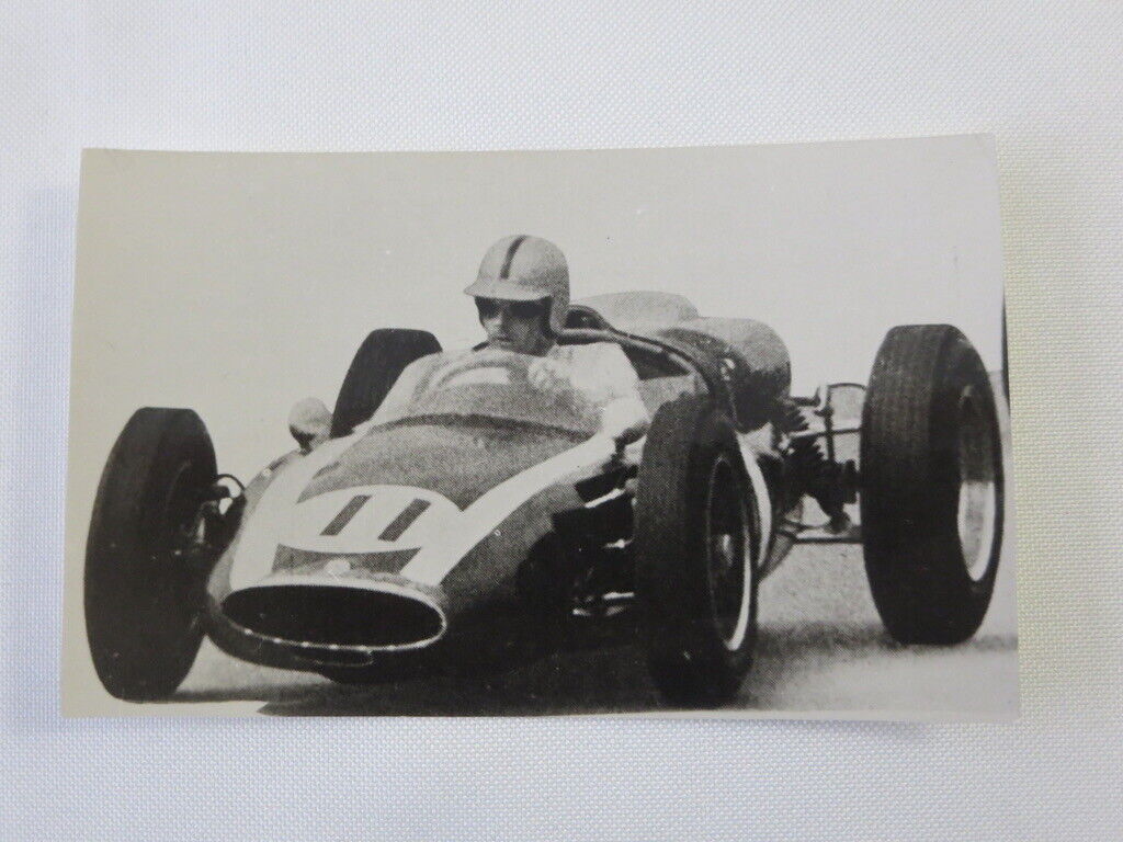 Vintage 1960 Dutch Grand Prix Racing Photograph Press Photo Jack Brabham Cooper