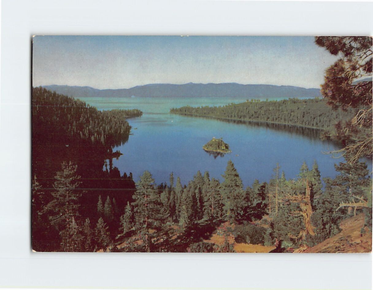 Postcard Lake Tahoe California & Nevada USA