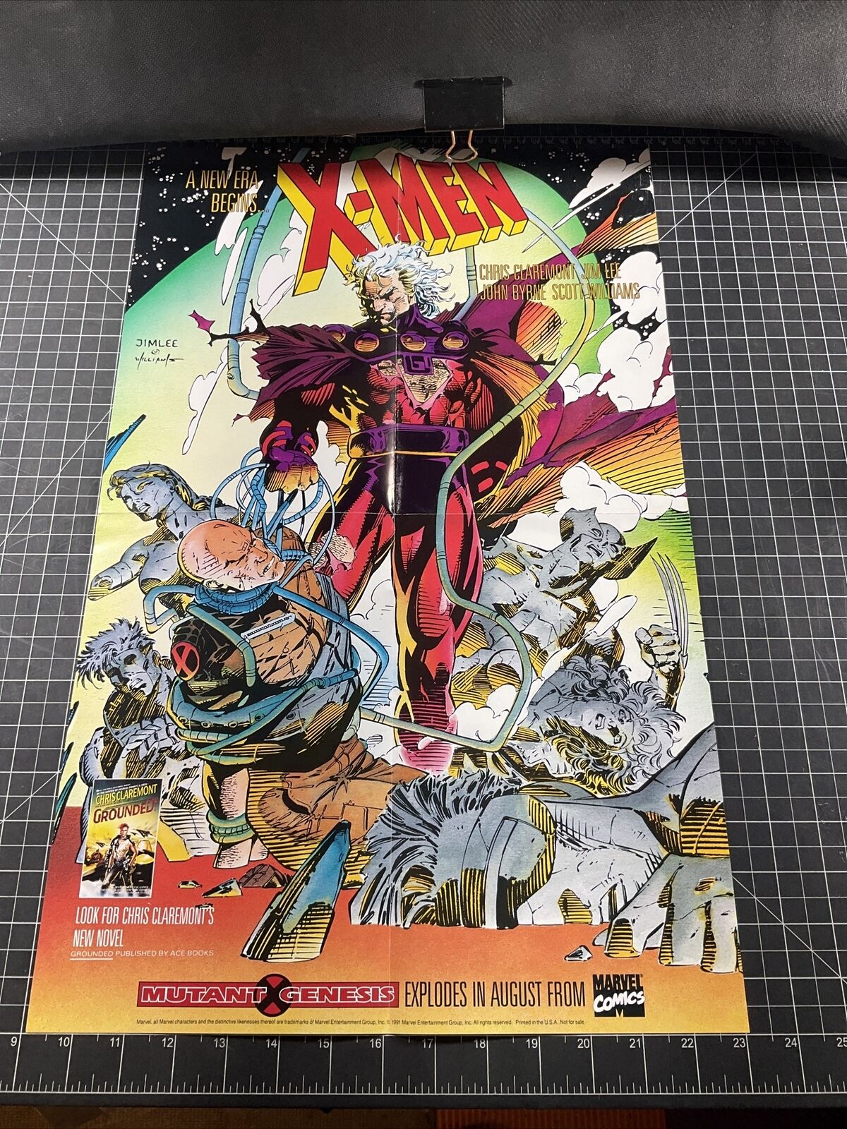 X-men Mutant Genesis Poster  23 X 14 Folded (new)