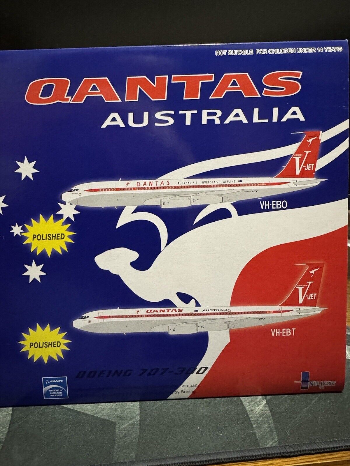 INFLIGHT 200 Qantas B707-300 VH-EBO Long SOLD OUT, ONLY 164 made RARE