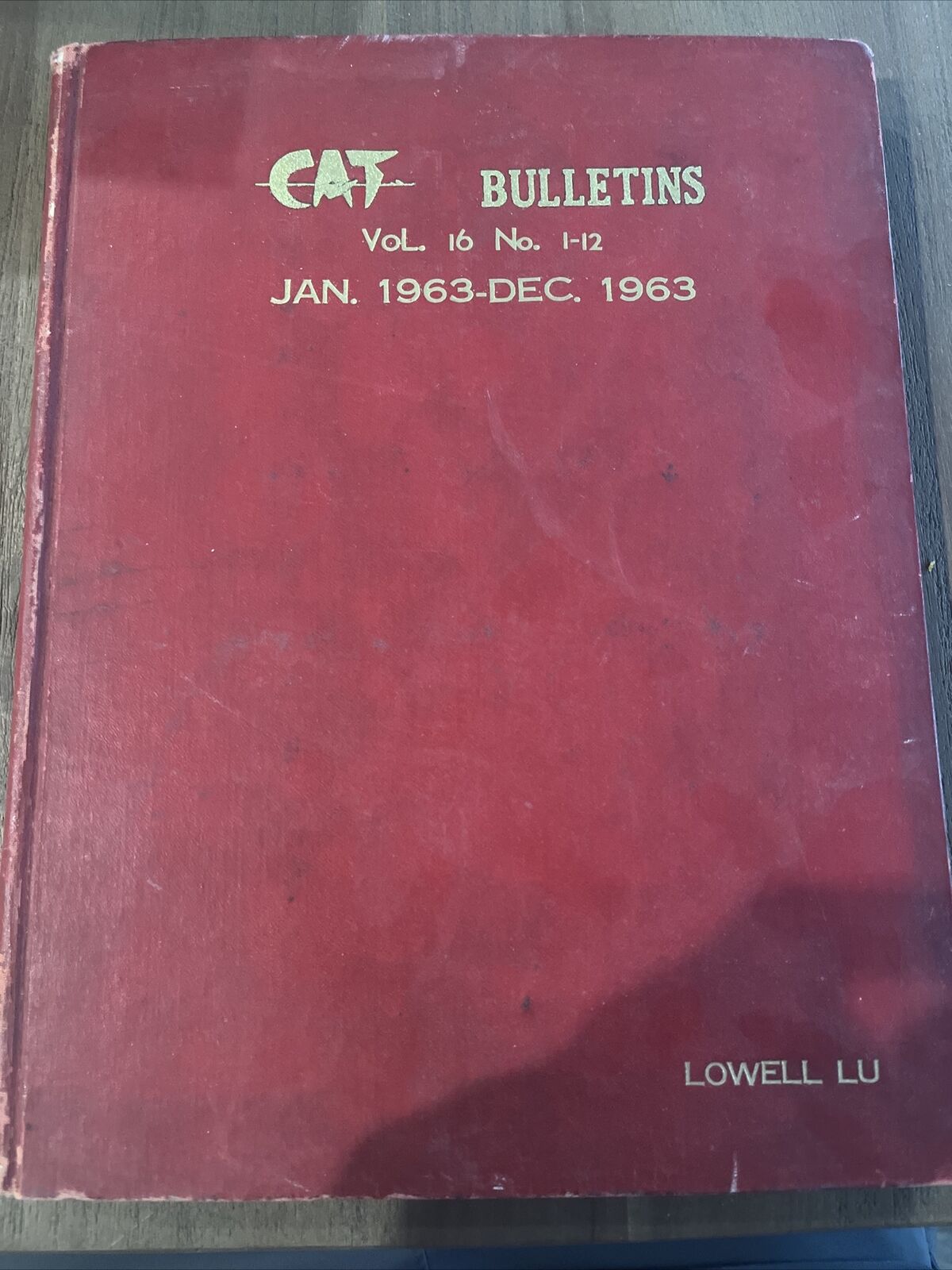 Vintage Civil Air Transport CAT  The Bulletin Vol.16 No.1-12 1963