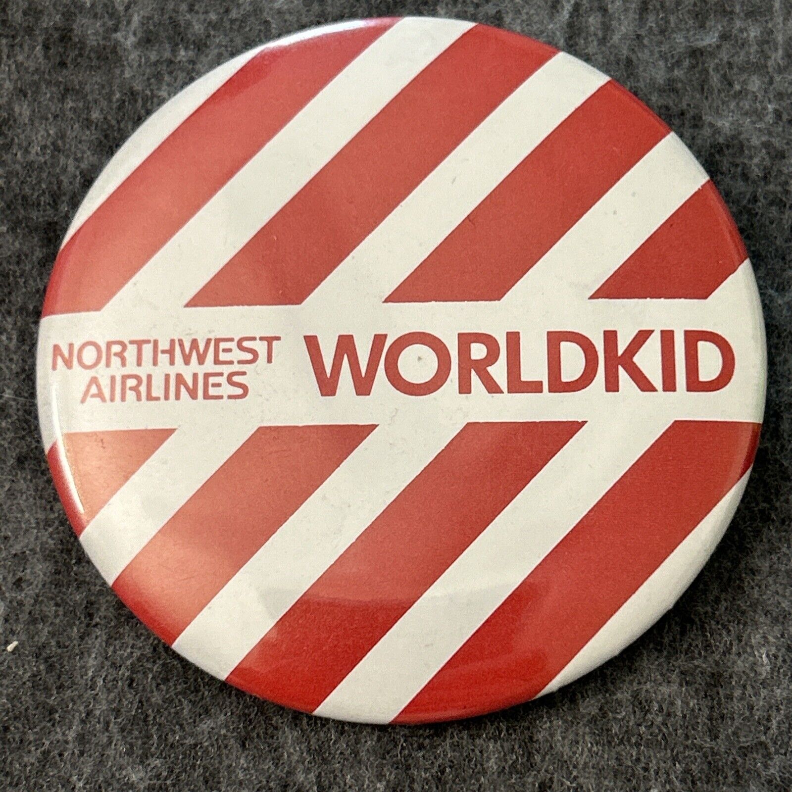 Northwest Airlines Worldkid 2.25” Pinback Button