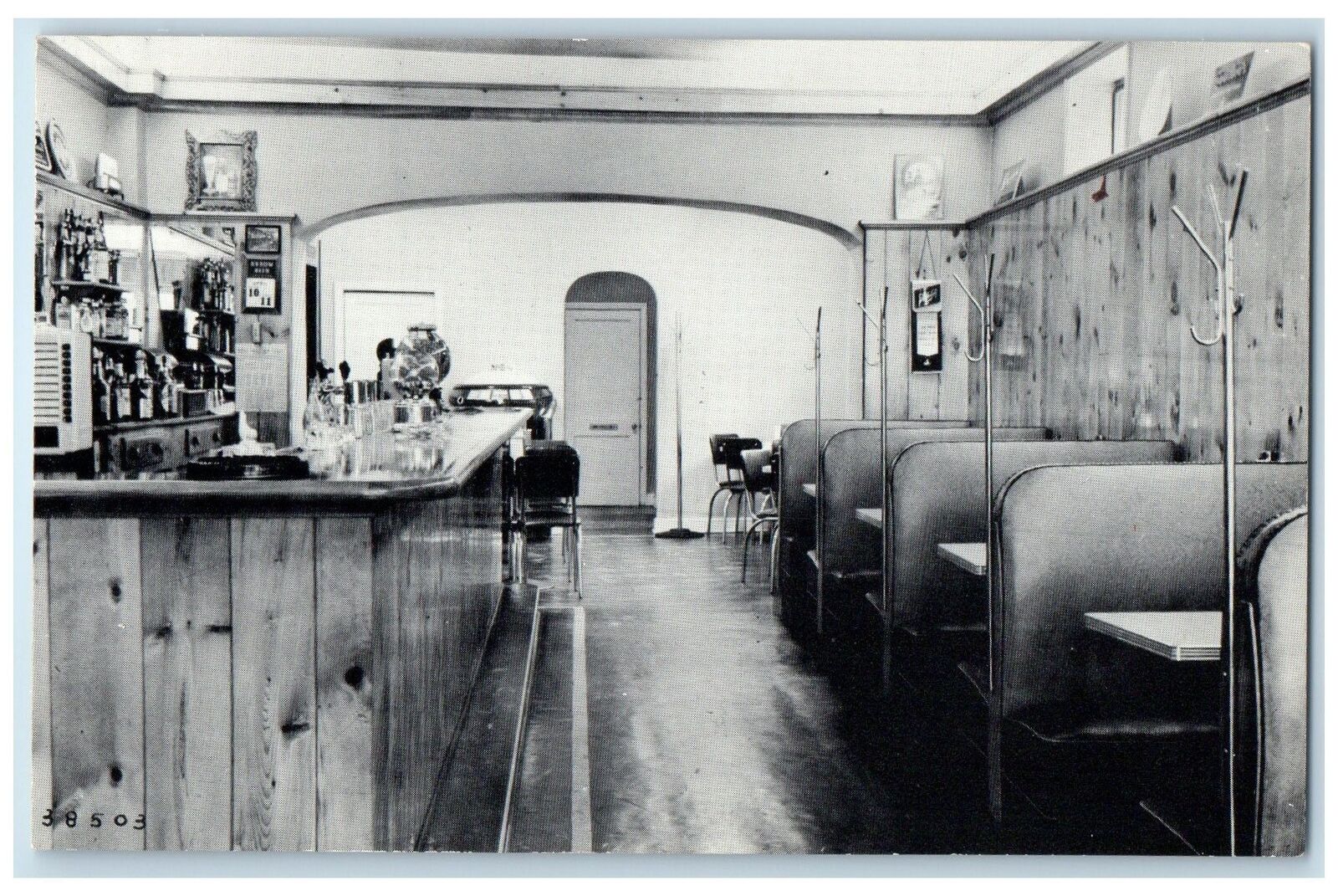 c1960's Visit The Brown Tavern Interior Hagerstown Maryland MD Unposted Postcard