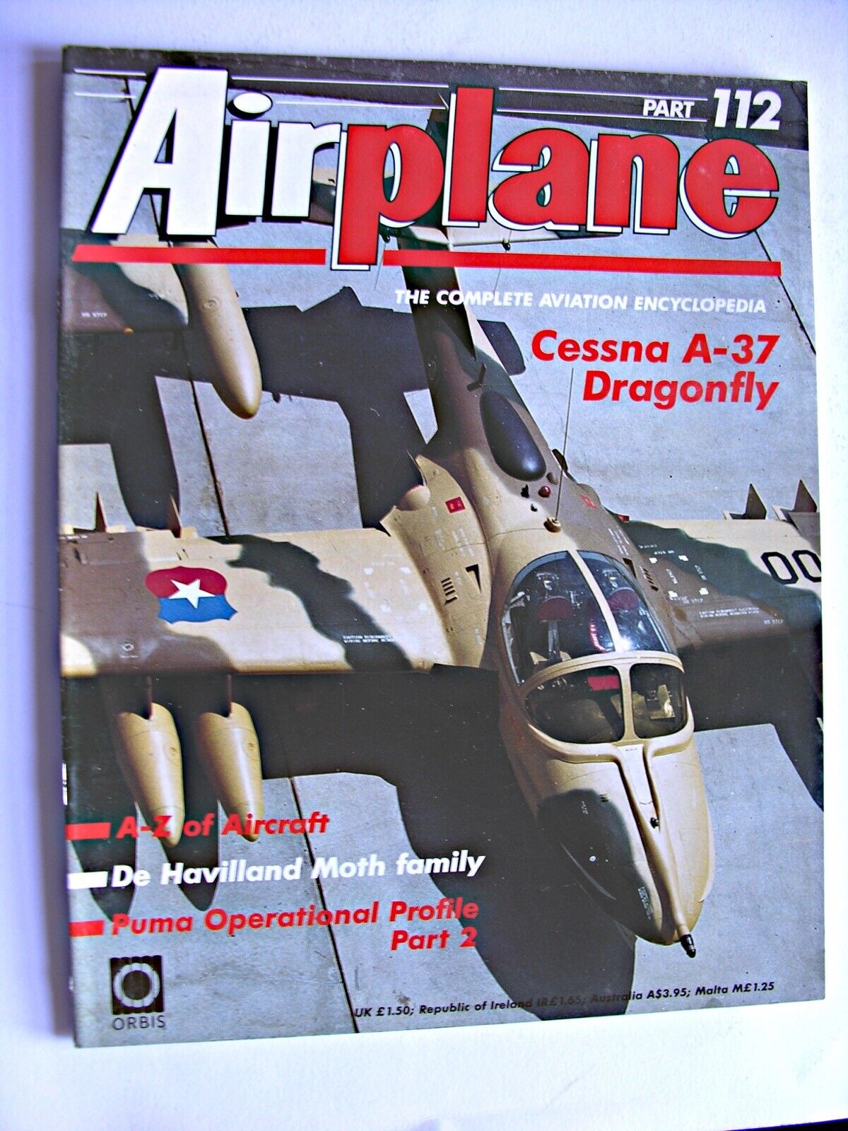 AIRPLANE MAGAZINE No 112 de Havilland Moths Cessna T-37 A-37 Puma Operational