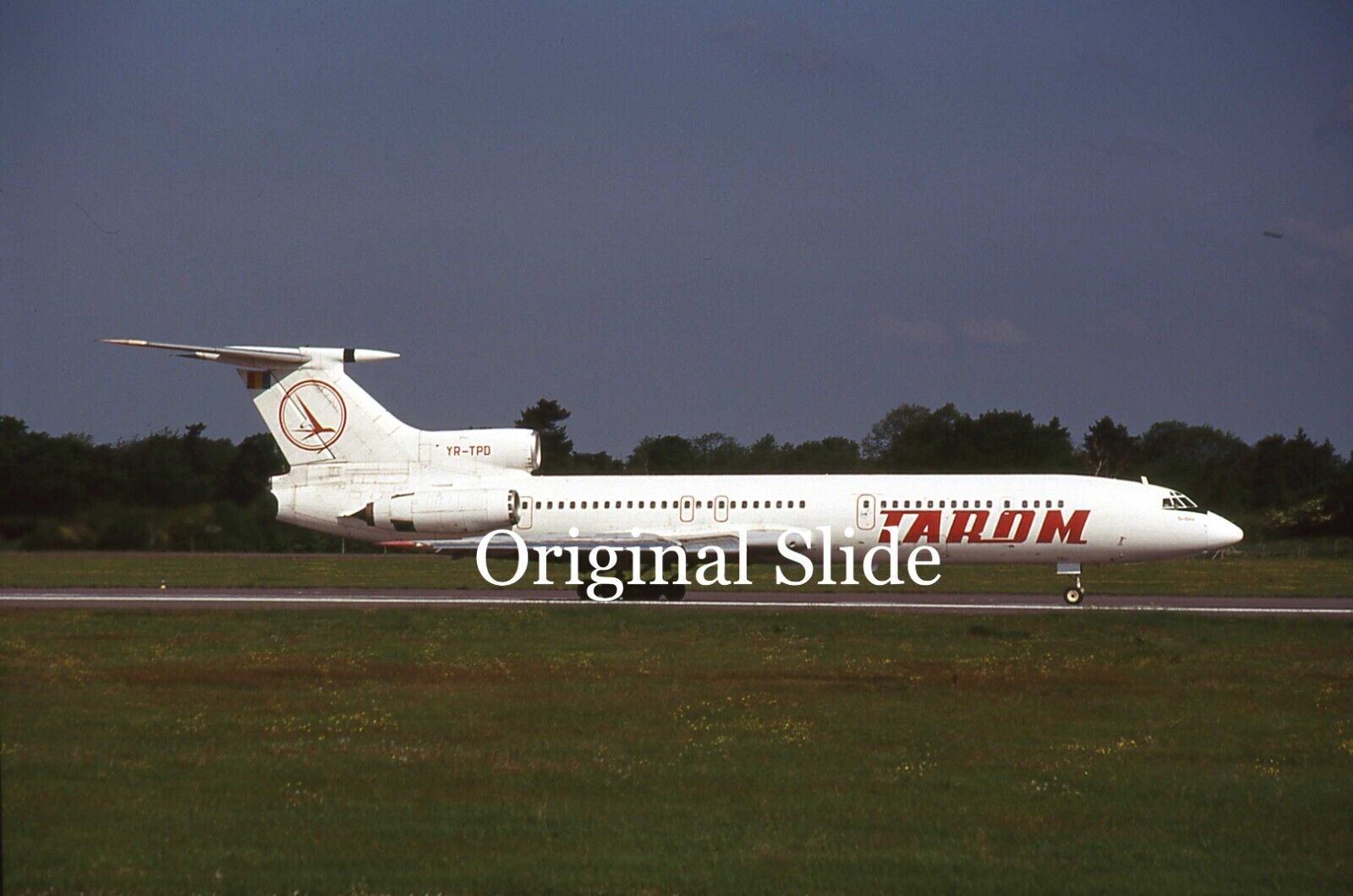 Aircraft Slide - Tarom TU-154 YR-TPD @ MAN May 1994     (B081)