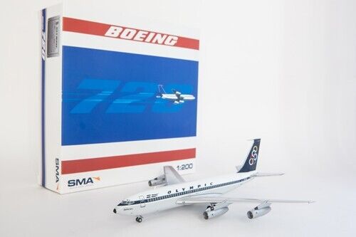 SM2-005-050-01 Olympic Airways Boeing 720-051B SX-DBI Diecast 1/200 Jet Model