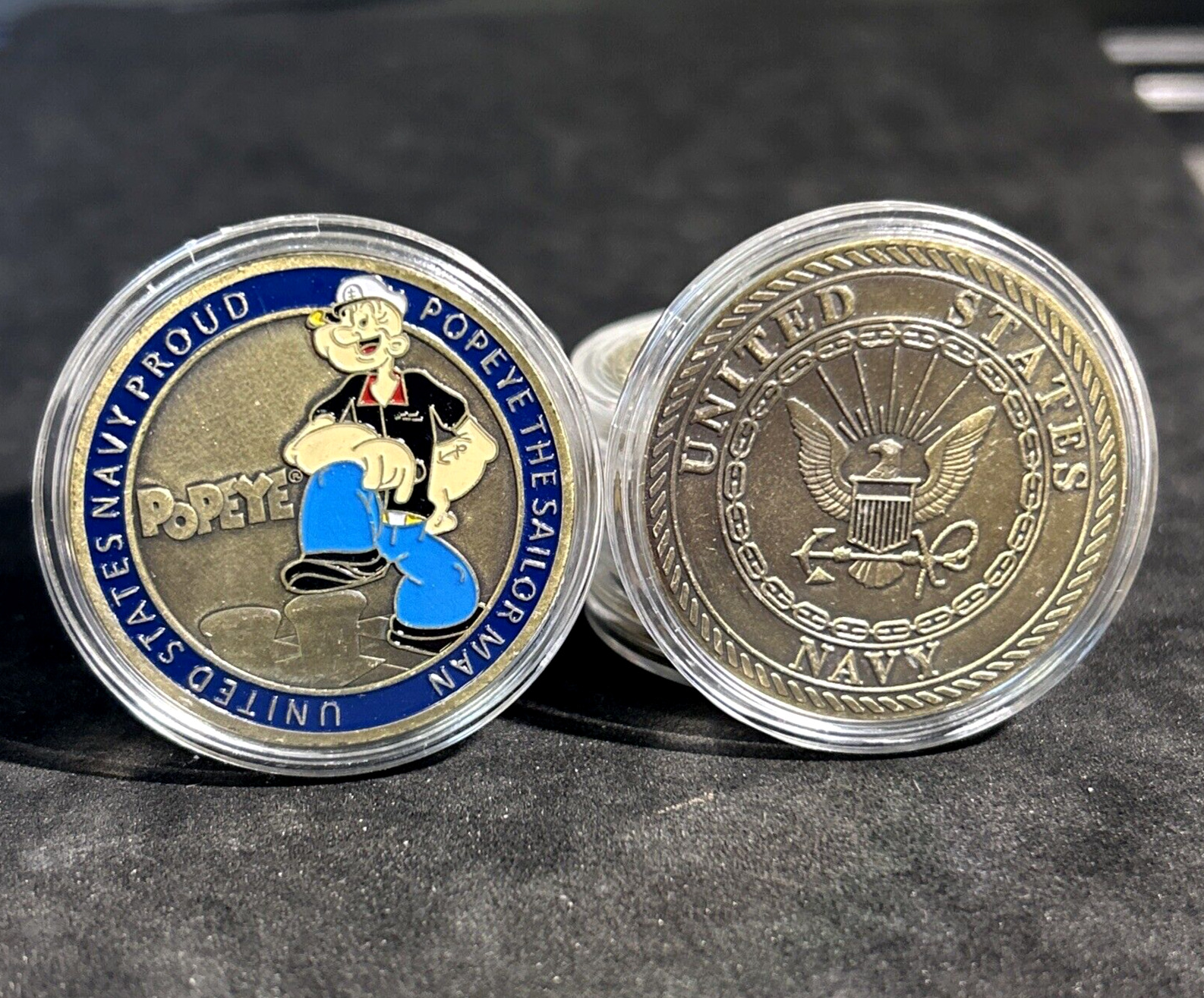 POPEYE The Sailor Man US Navy Proud Challenge Coin IN STOCK-SHIPS IN 24 HRS