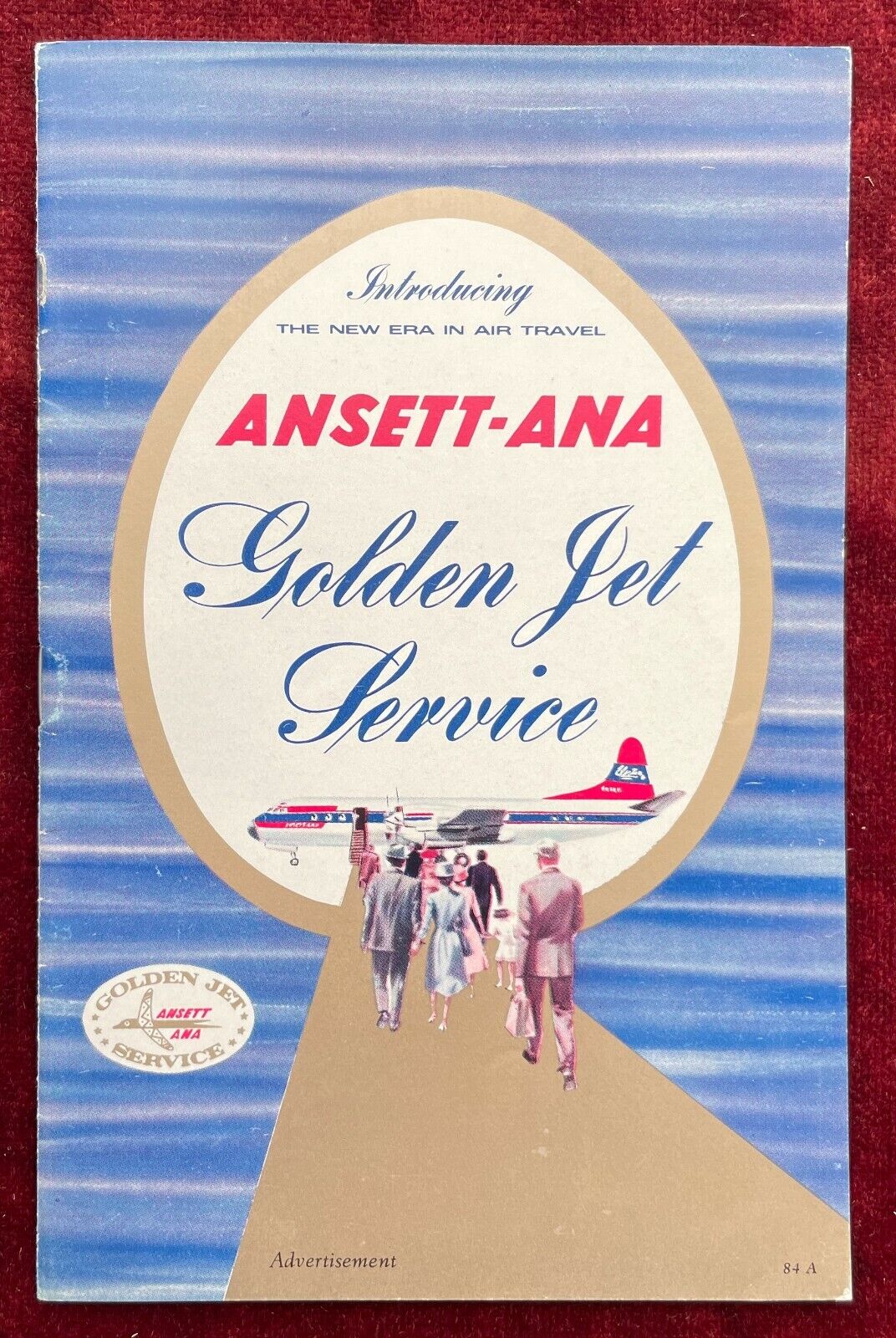 Ansett-ANA Golden Jet Service brochure from May 1959