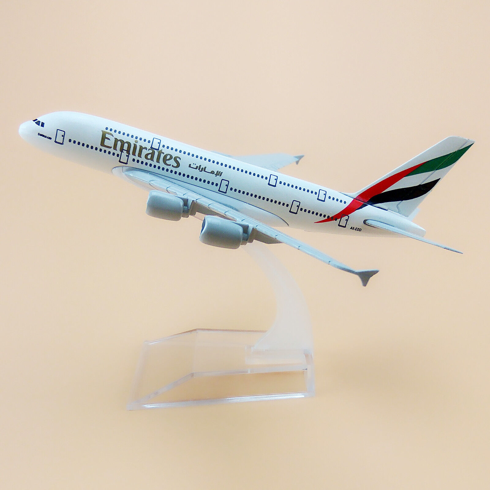 16cm Airplane Model Plane Air Emirates Airlines Airbus A380 Aircraft Model Alloy