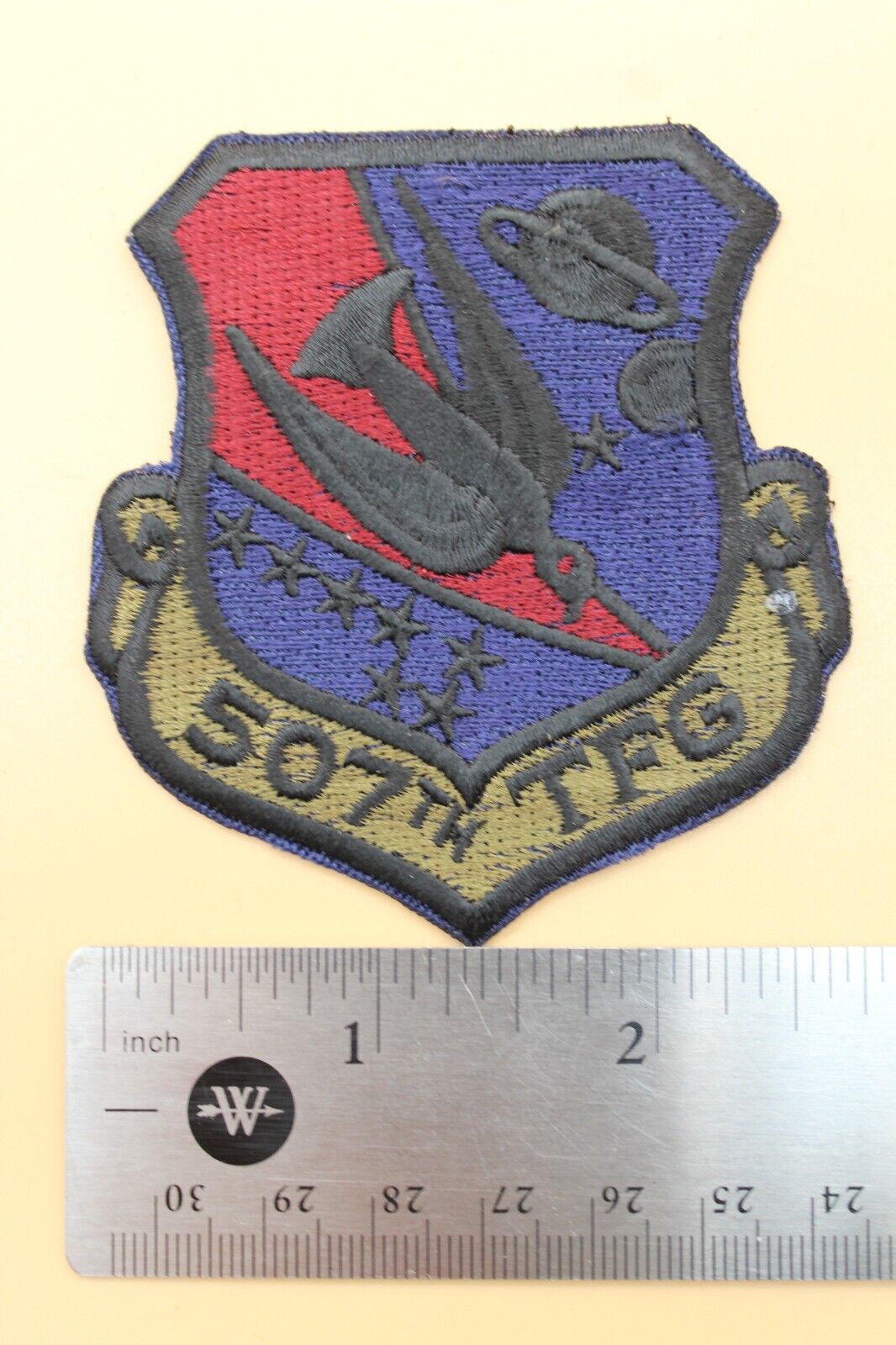 USAF 507th TFG Tactical Fighter Group Subdued Military Uniform Patch
