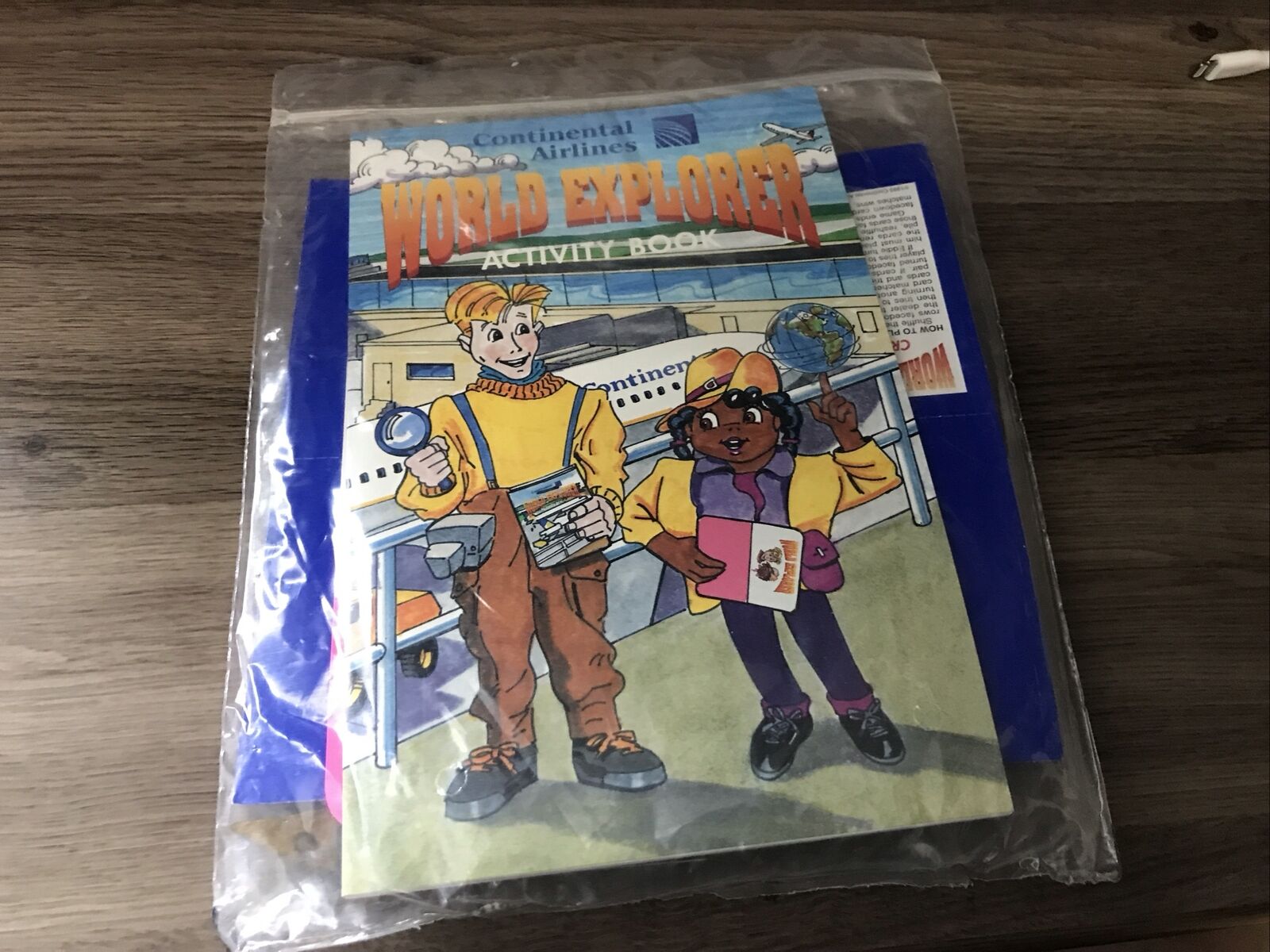 Continental Airlines World Explorer Activity Pack