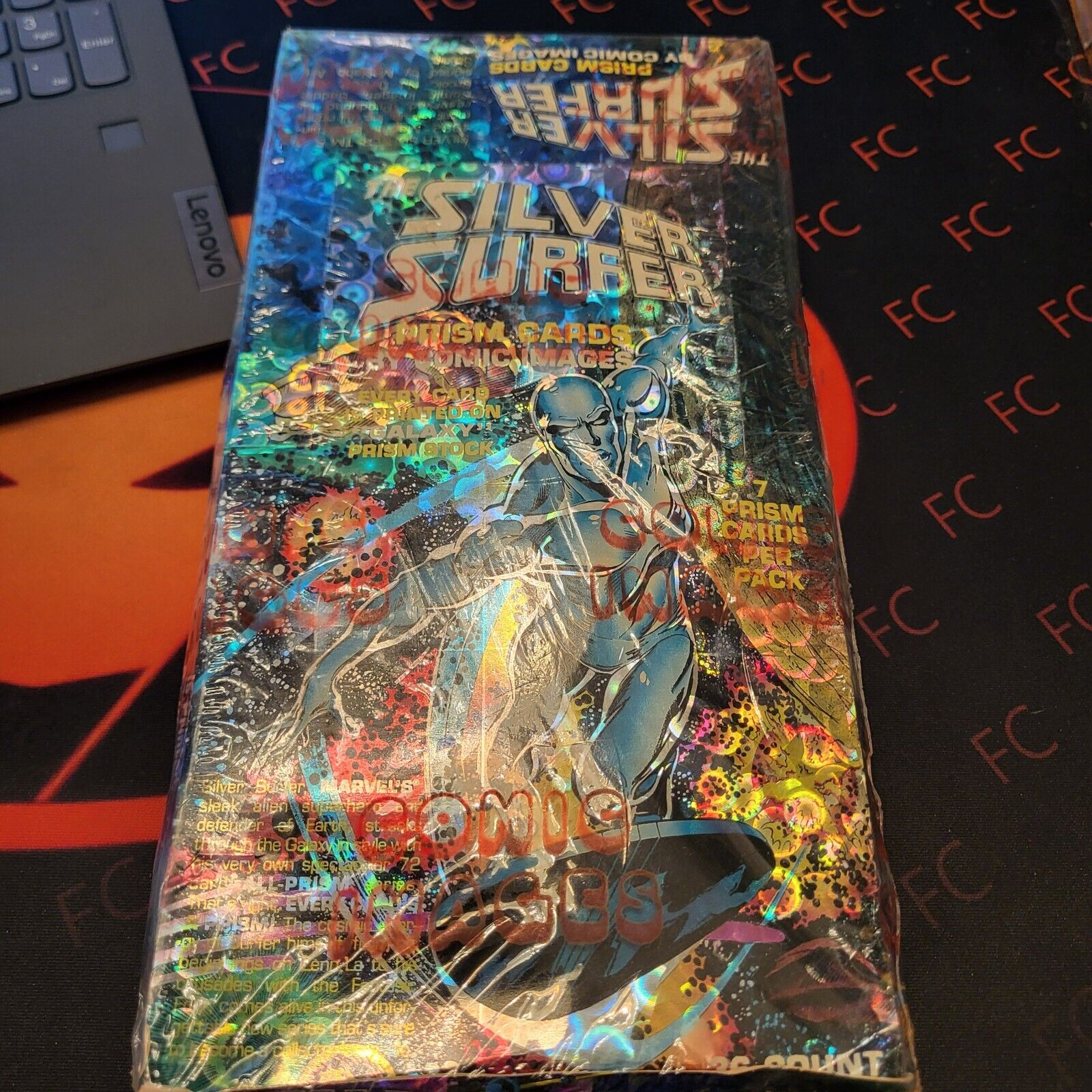 Silver Surfer All Prism Factory Sealed Trading Card Box Comic Images 1992 Marvel