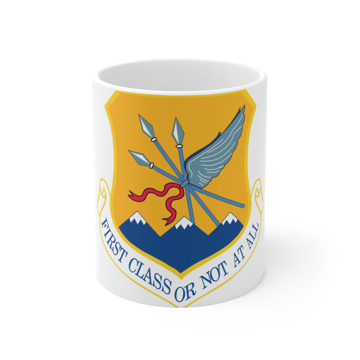 124th Fighter Wing (U.S. Air Force) White Coffee Cup 11oz