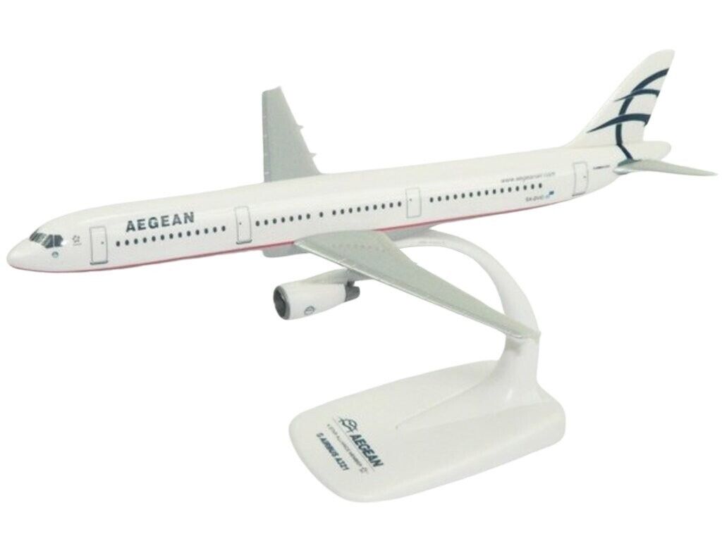 PPC Aegean Airlines Airbus A321-200 SX-DVO Desk Display Model 1/200 AV Airplane