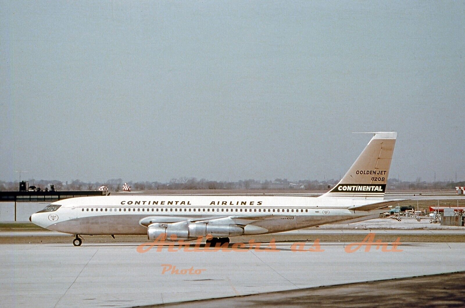 Continental Airlines Boeing 720-024B N57203 in the early 1960s 8