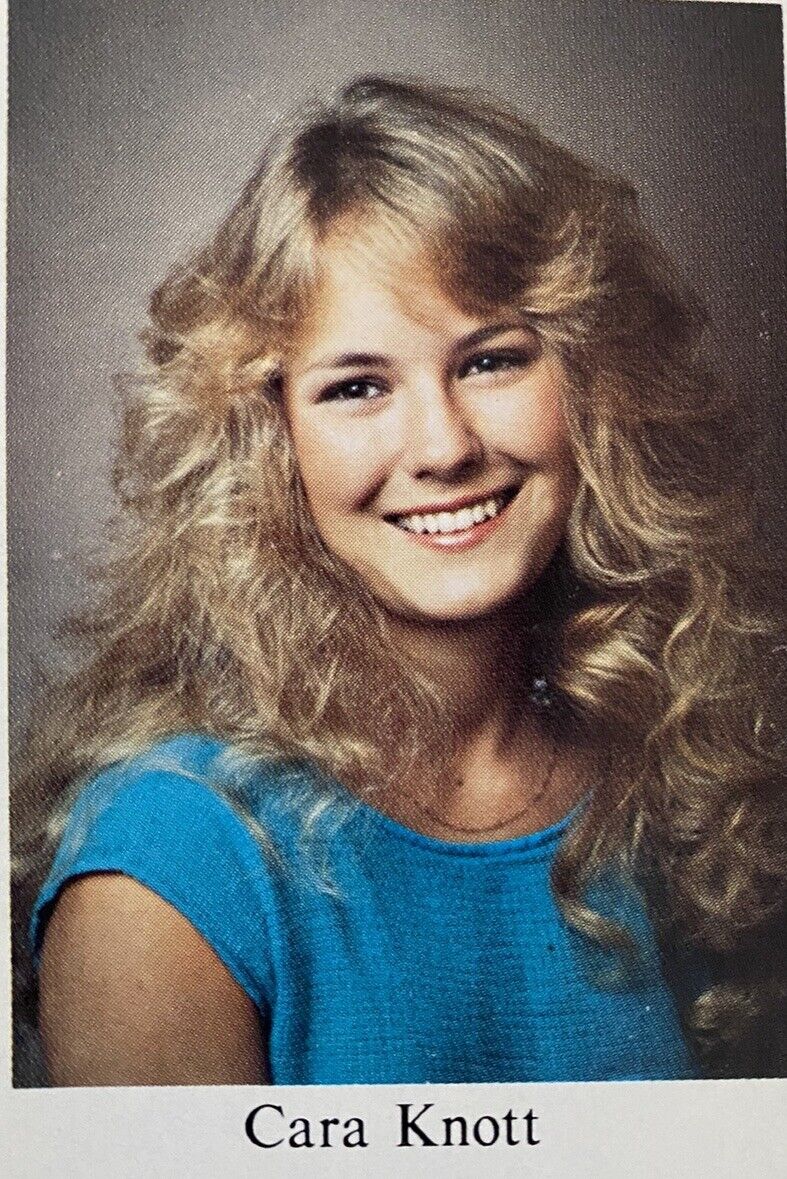 CARA KNOTT 1984 Valhalla High School Yearbook senior Year Murder Victim