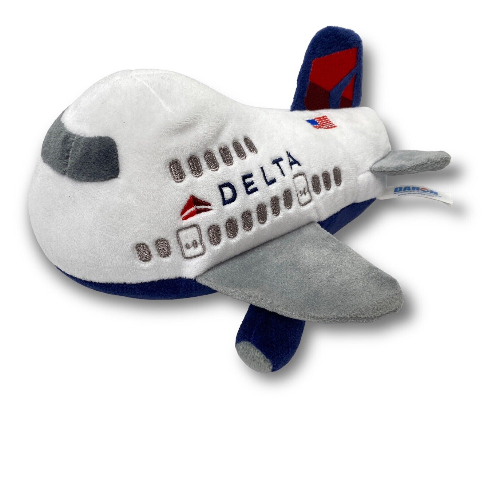 Delta Airlines Airplane Plush Toy 2018 Daron Sound Works HTF