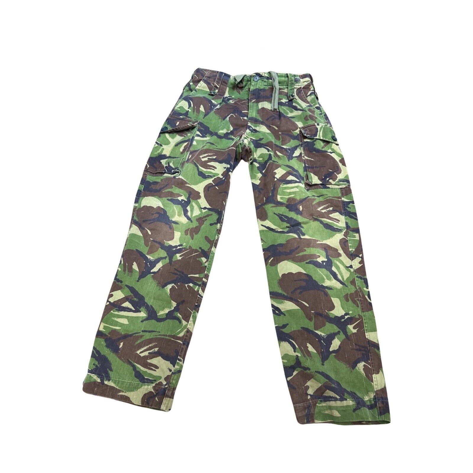 VTG British Army Combat Trousers Pants Cargo Camouflage Pants Size 30x30