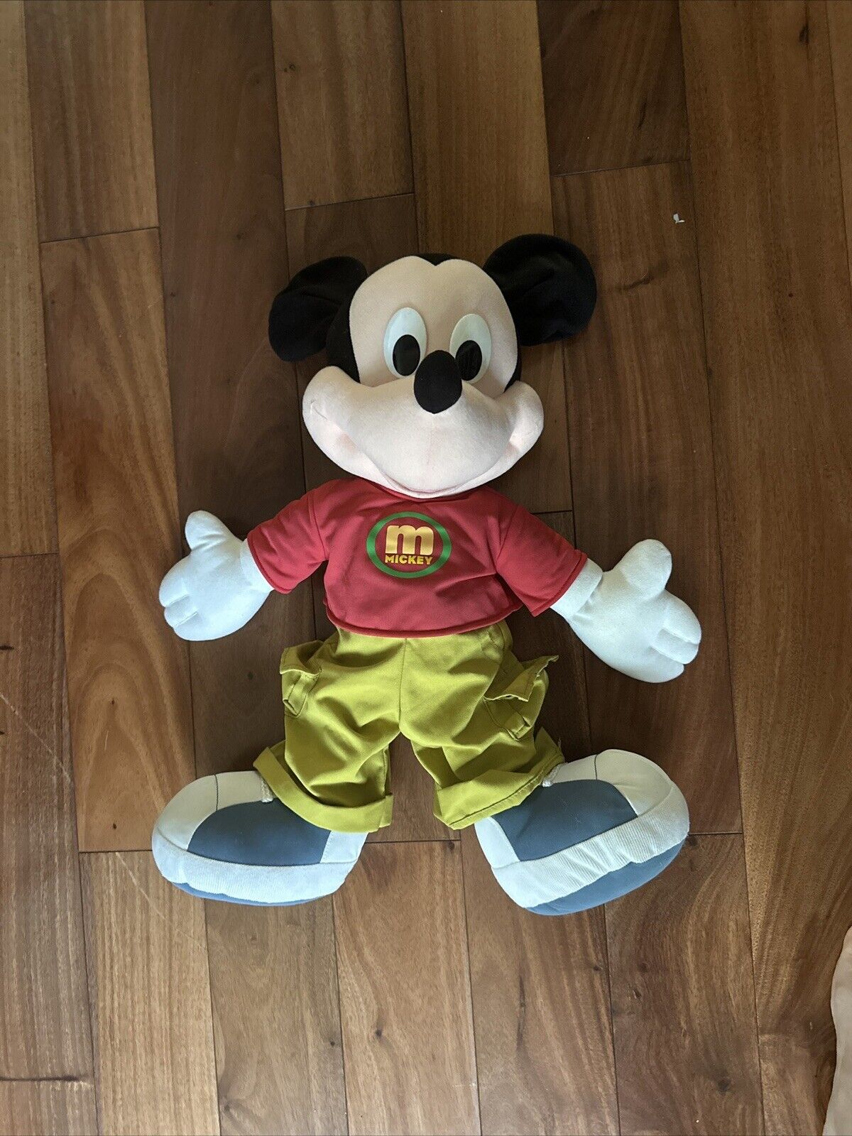 2000 Mattel Jumbo MICKEY MOUSE Fisher-Price Stuffed Plush Toy Disney Approx 26\