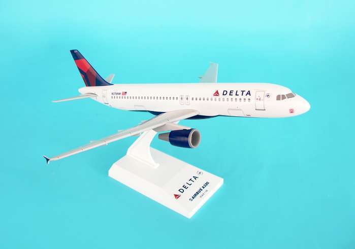Skymarks Model Delta A320 1/150 Scale with Stand SKR519