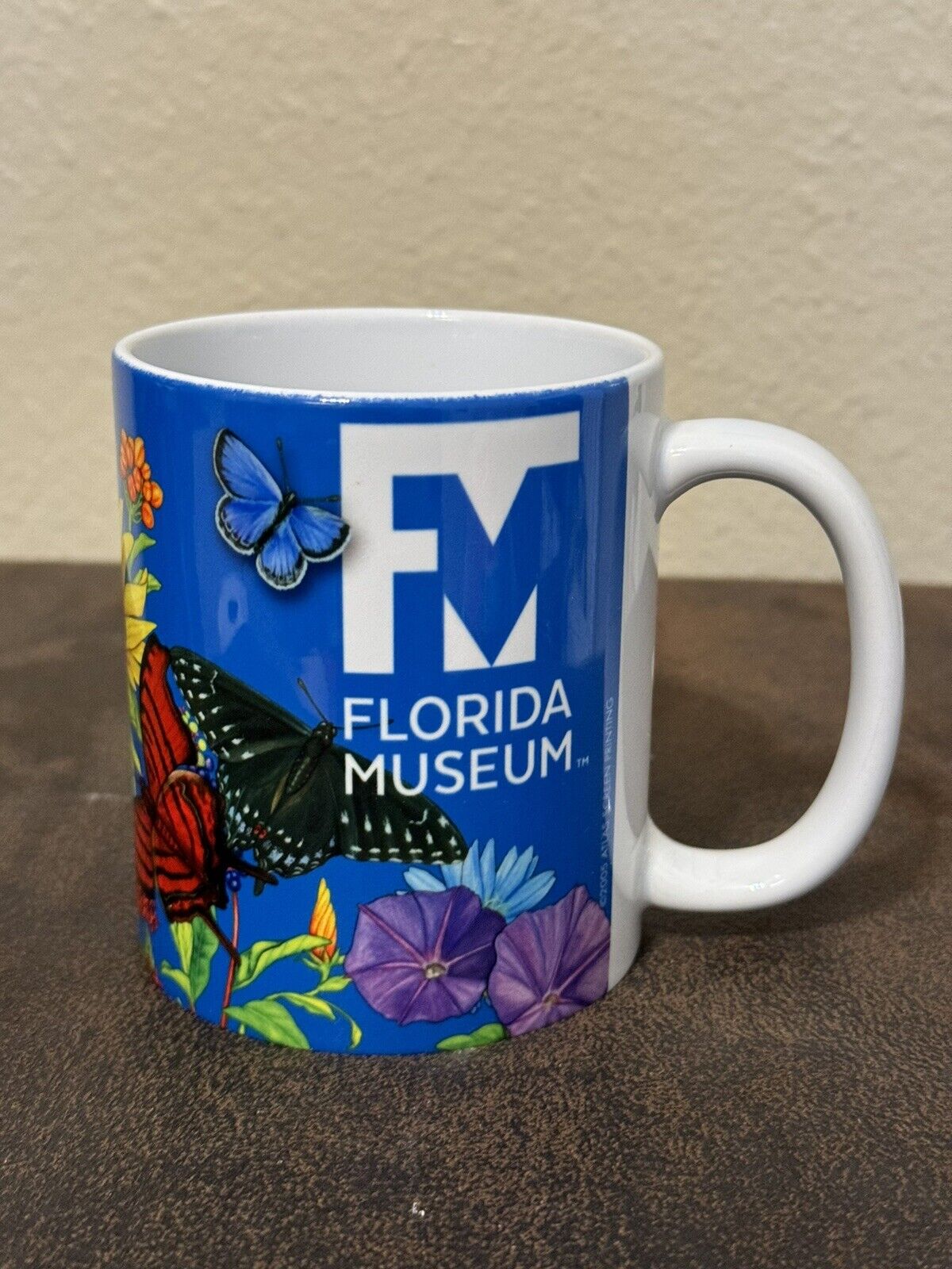 Nice 2005 Florida Museum Of Natural History Butterfly Coffee Mug, Butterflies