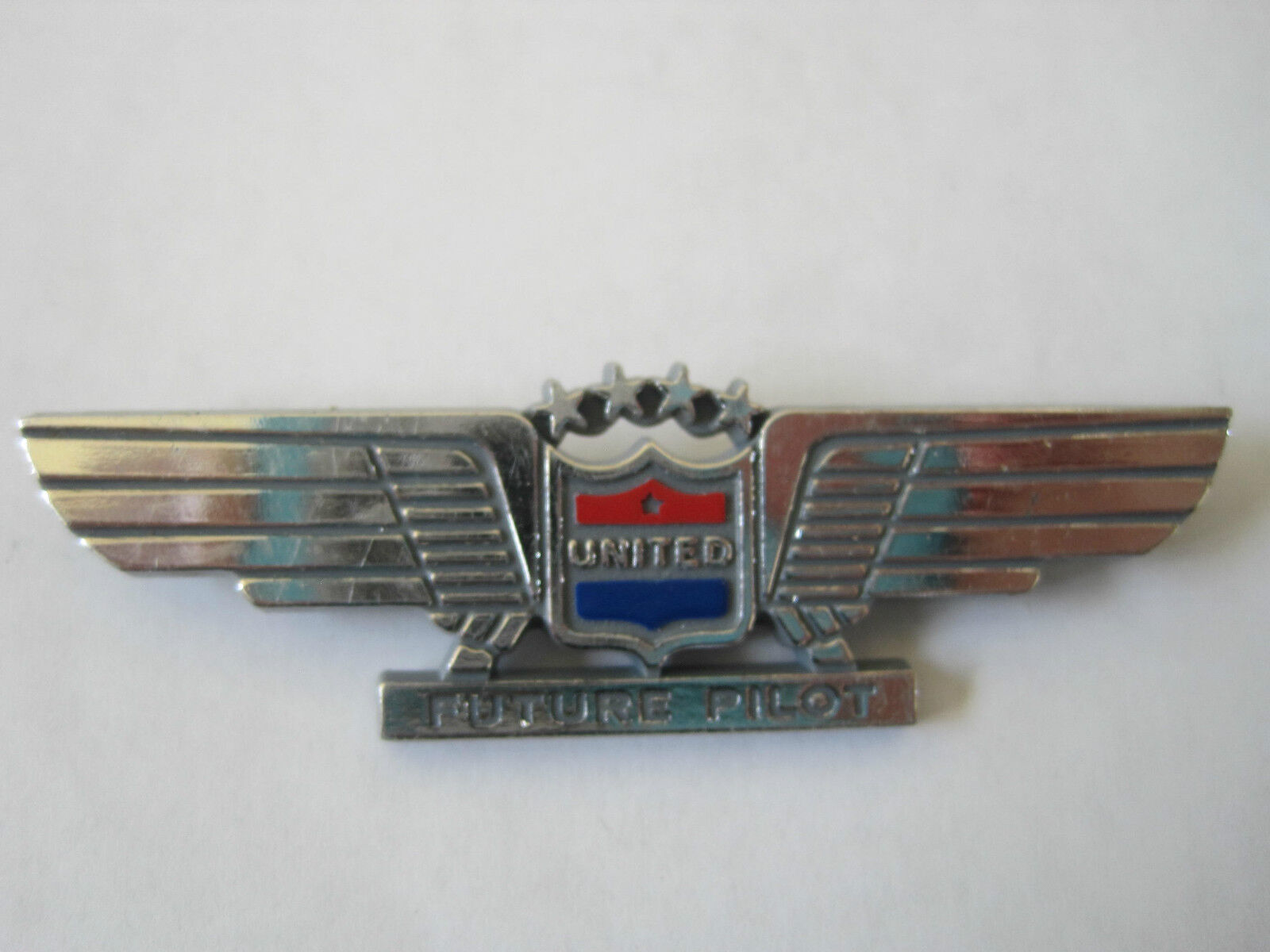 Future Pilots Wings Pin United Airlines Plastic 