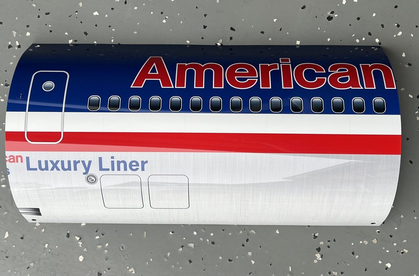 American Airlines Luxury Line Boeing  DC Mcdonnell Douglas Curved Side Airplane