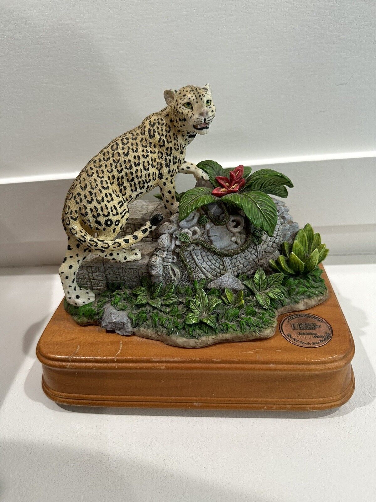 National Geographic Wildlife Collection Leopard San Francisco Music Box Ltd. Ed