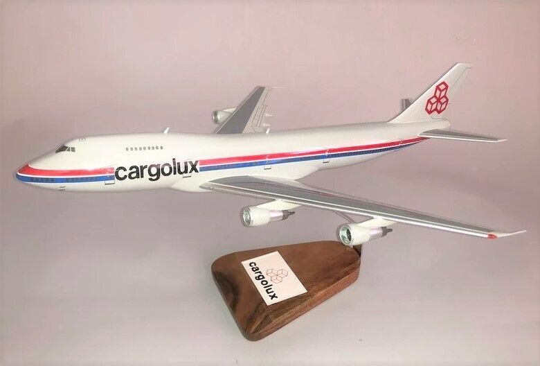 Cargolux Boeing 747-400F Desk Top Display Jet Freighter Model 1/144 SC Airplane