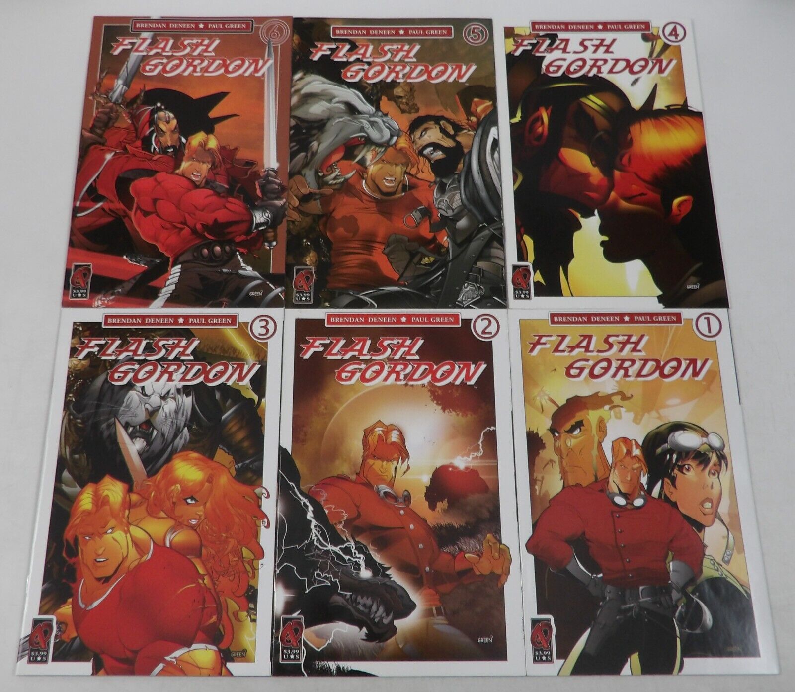 Flash Gordon #1-6 VF/NM complete series Brendan Deneen Paul Green Ardden