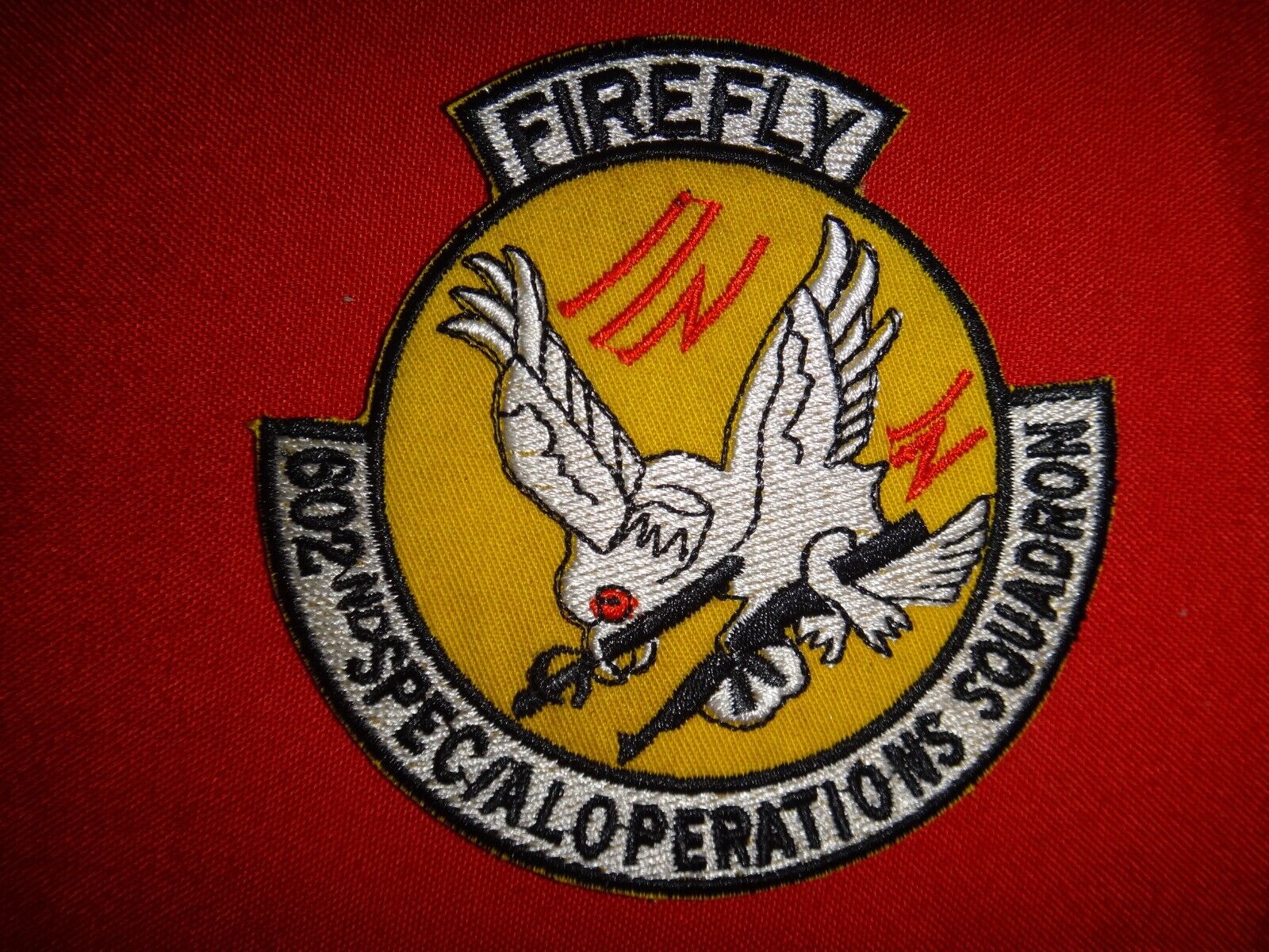Vietnam War Patch US 602nd SPECIAL OPERATIONS Squadron FIREFLY
