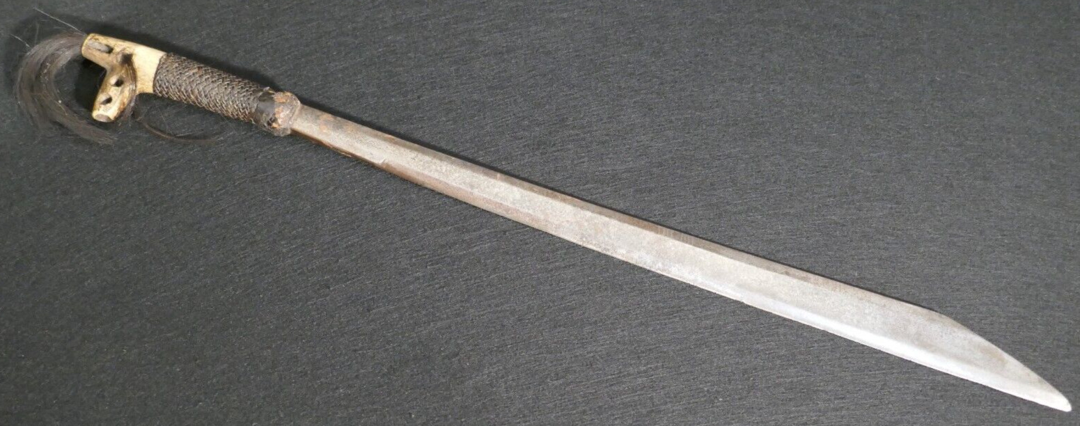 Antique 19th C. Philippine - American War Era Filipino Binangon Short Sword Rare
