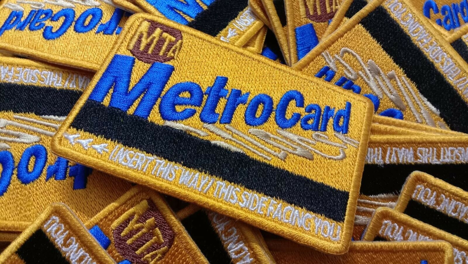 Metro Card Patch credit card size mta nyc souvenir 