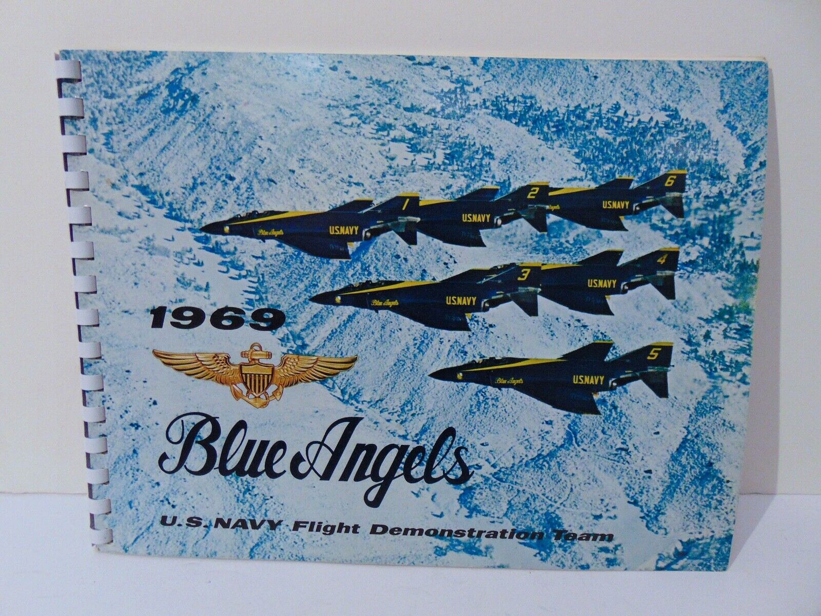 1969 U.S.Navy Blue Angels Flight Demonstration Team Show Program, F-4 Phantom