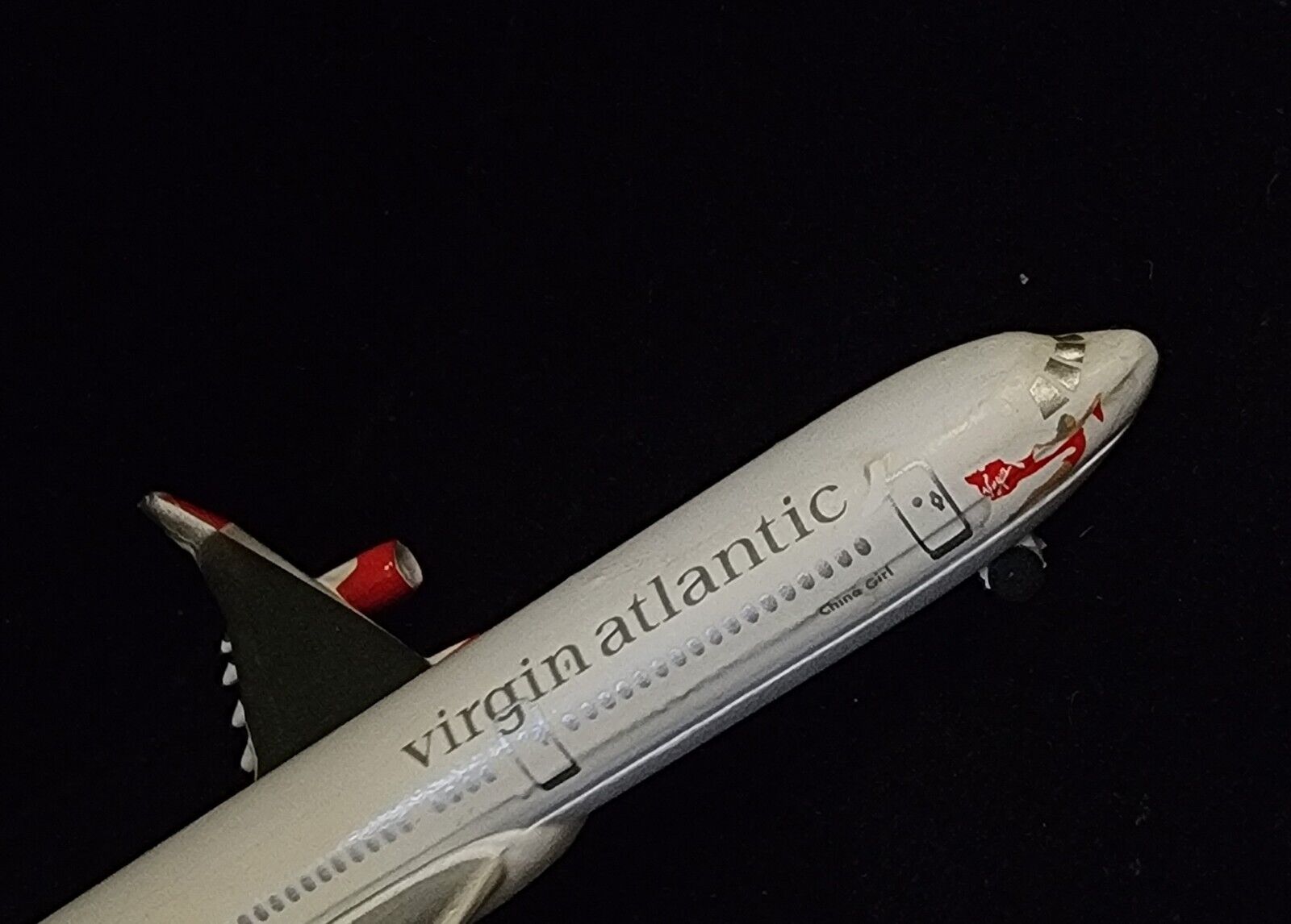 Vintage Virgin Atlantic Airbus China Girl A340 1:600 Collectible Die Cast