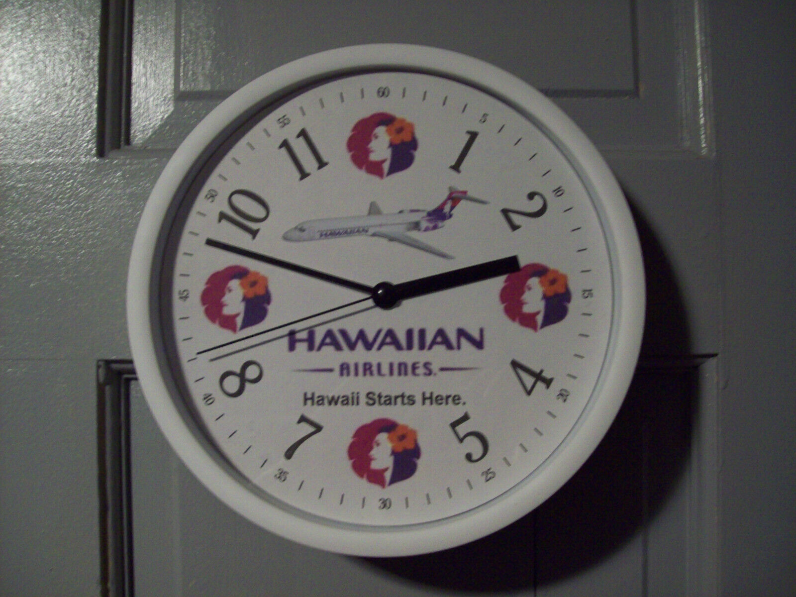 HAWAIIAN AIRLINES BOEING 717 WALL CLOCK  ALOHA AIRLINES