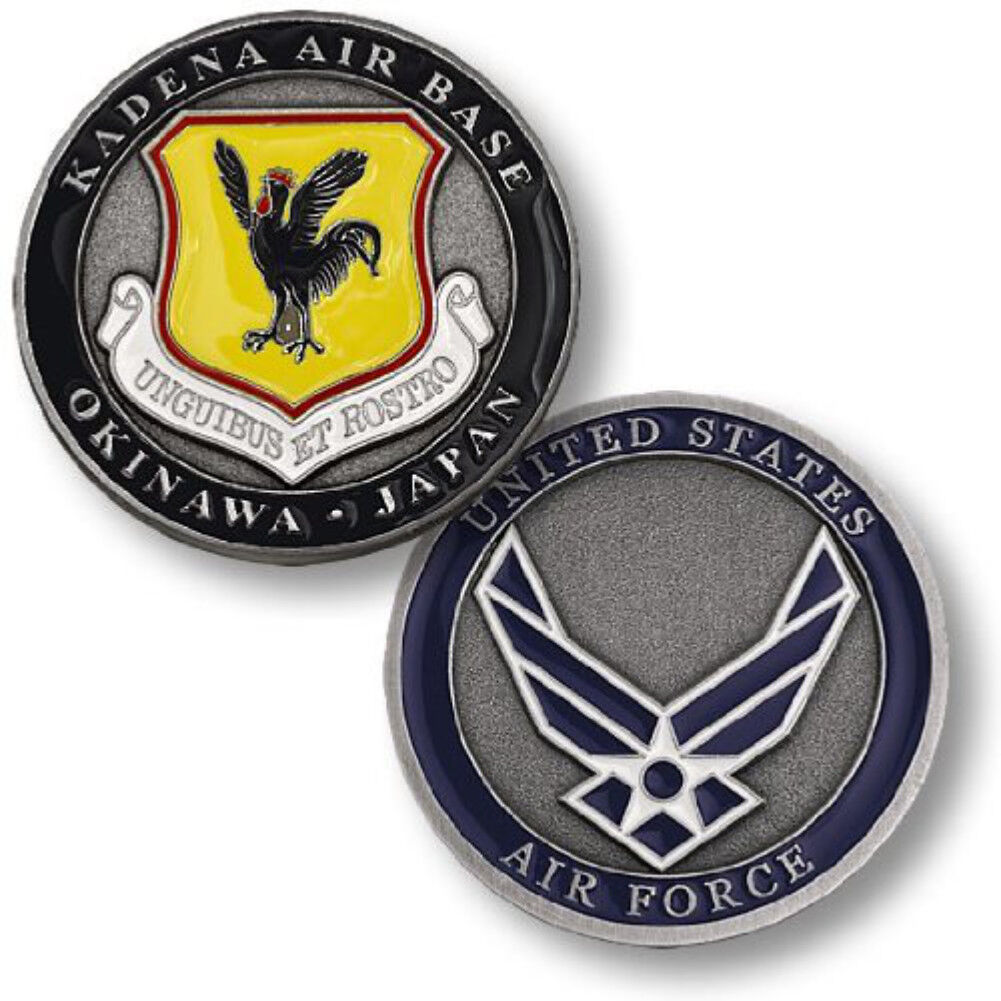 NEW USAF U.S. Air Force Kadena Air Base, Okinawa, Japan Challenge Coin.