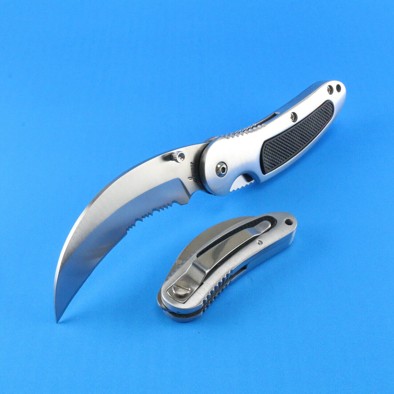 Jaguar Knives - Claw & Baby Claw - Hawkbill Blade & Linerlock - New Old Stock