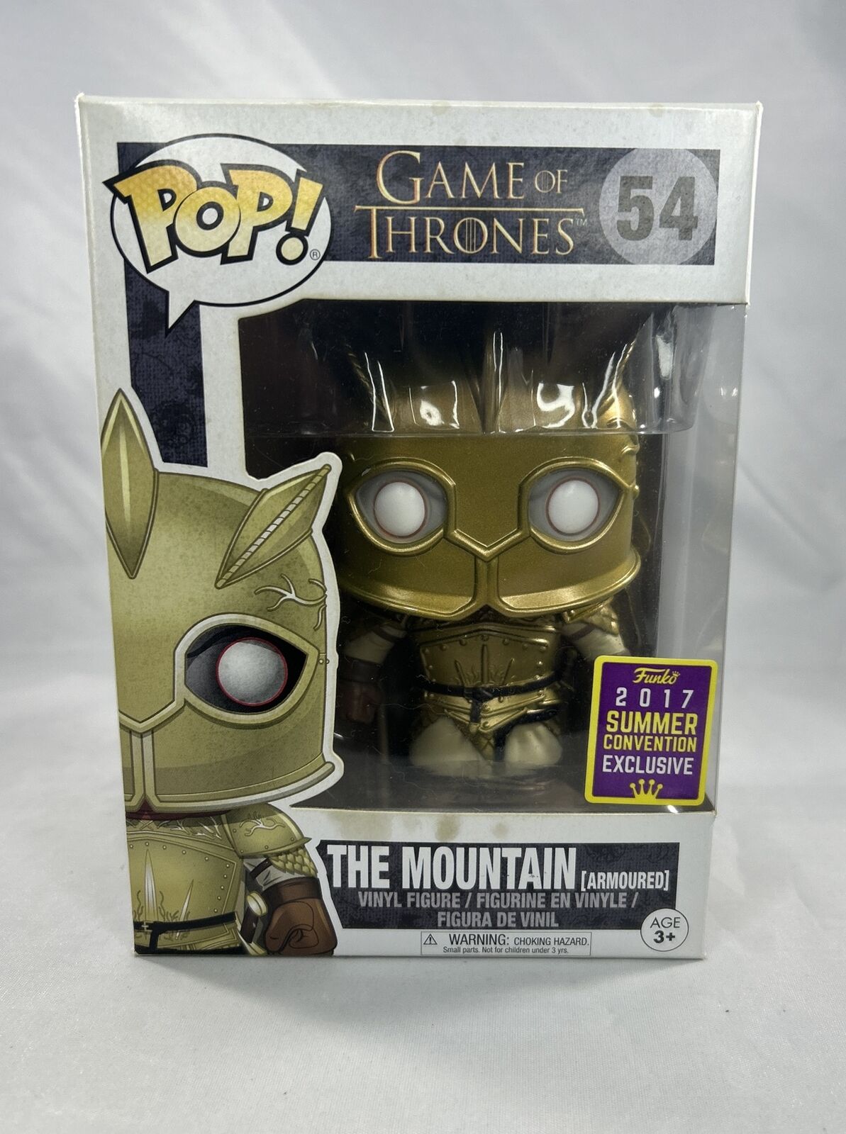 Funko POP Game of Thrones The Mountain Armoured #54 Summer Convention 2017
