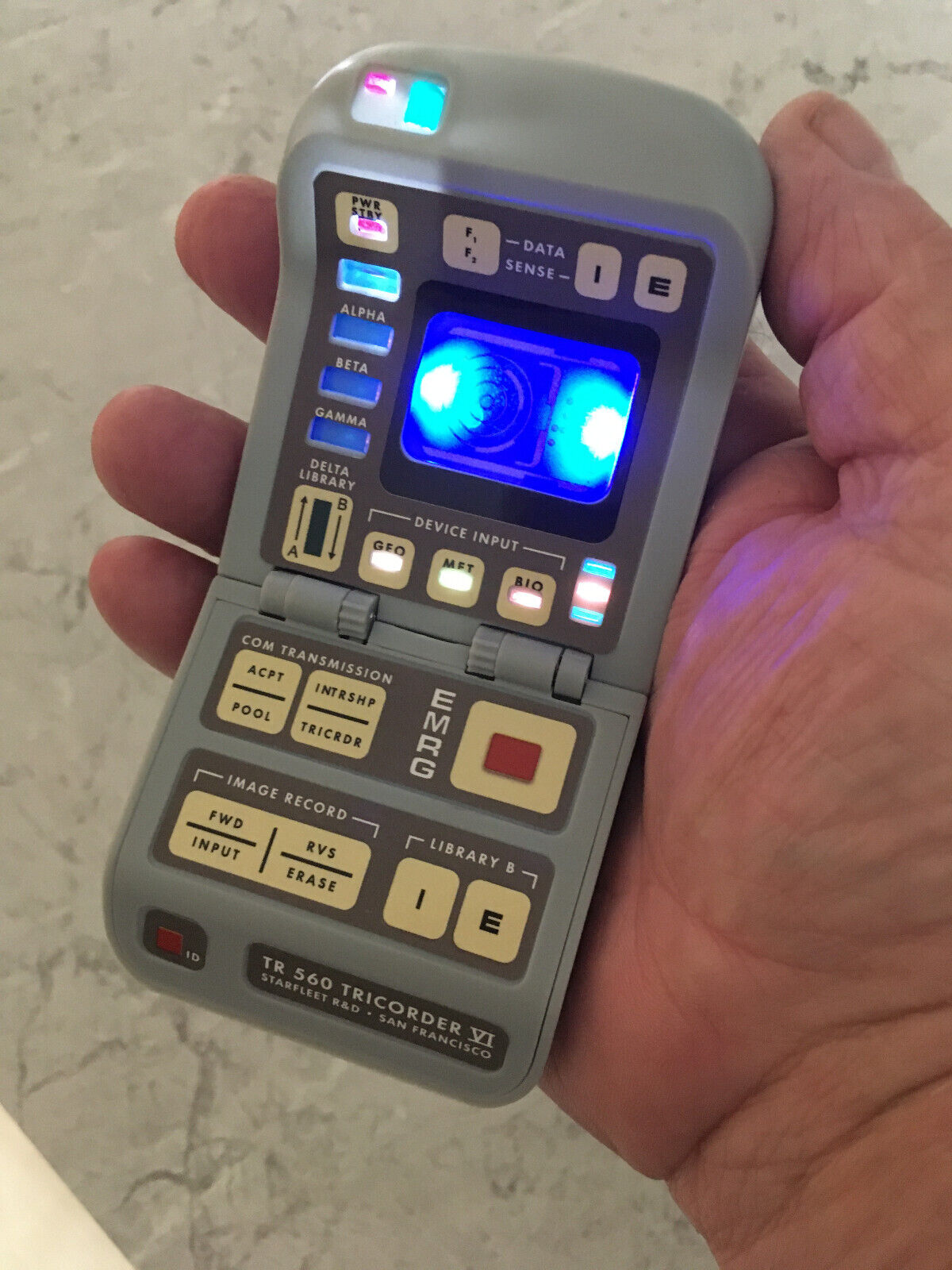 Star Trek The Next Generation Tricorder w/lights and sounds