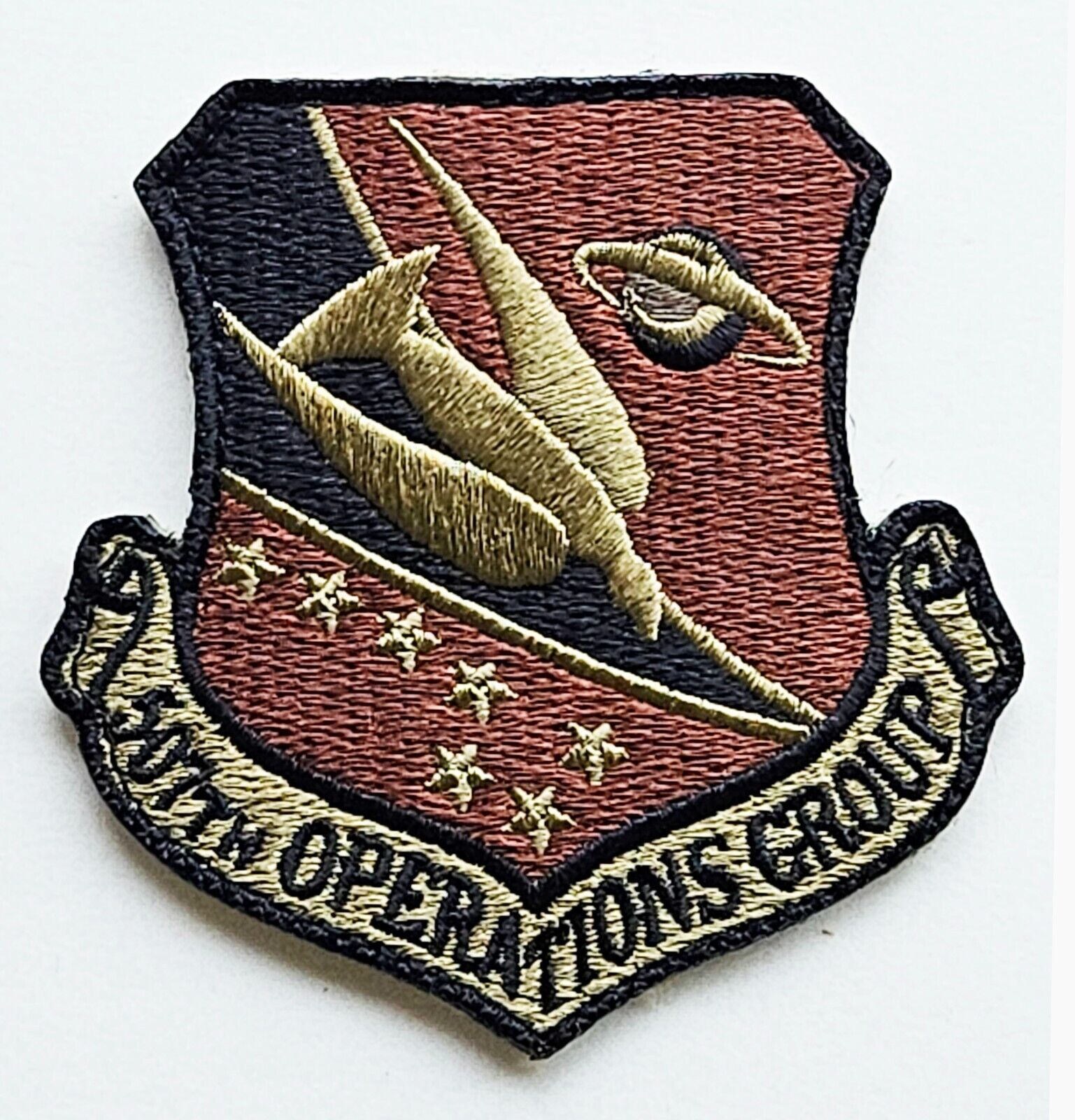 US Air Force 507th Operations Group Subdued Hook Back Patch
